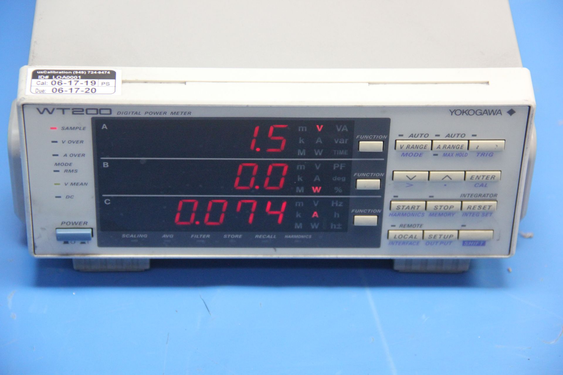 YOKOGAWA WT200 DIGITAL POWER METER - Image 3 of 6