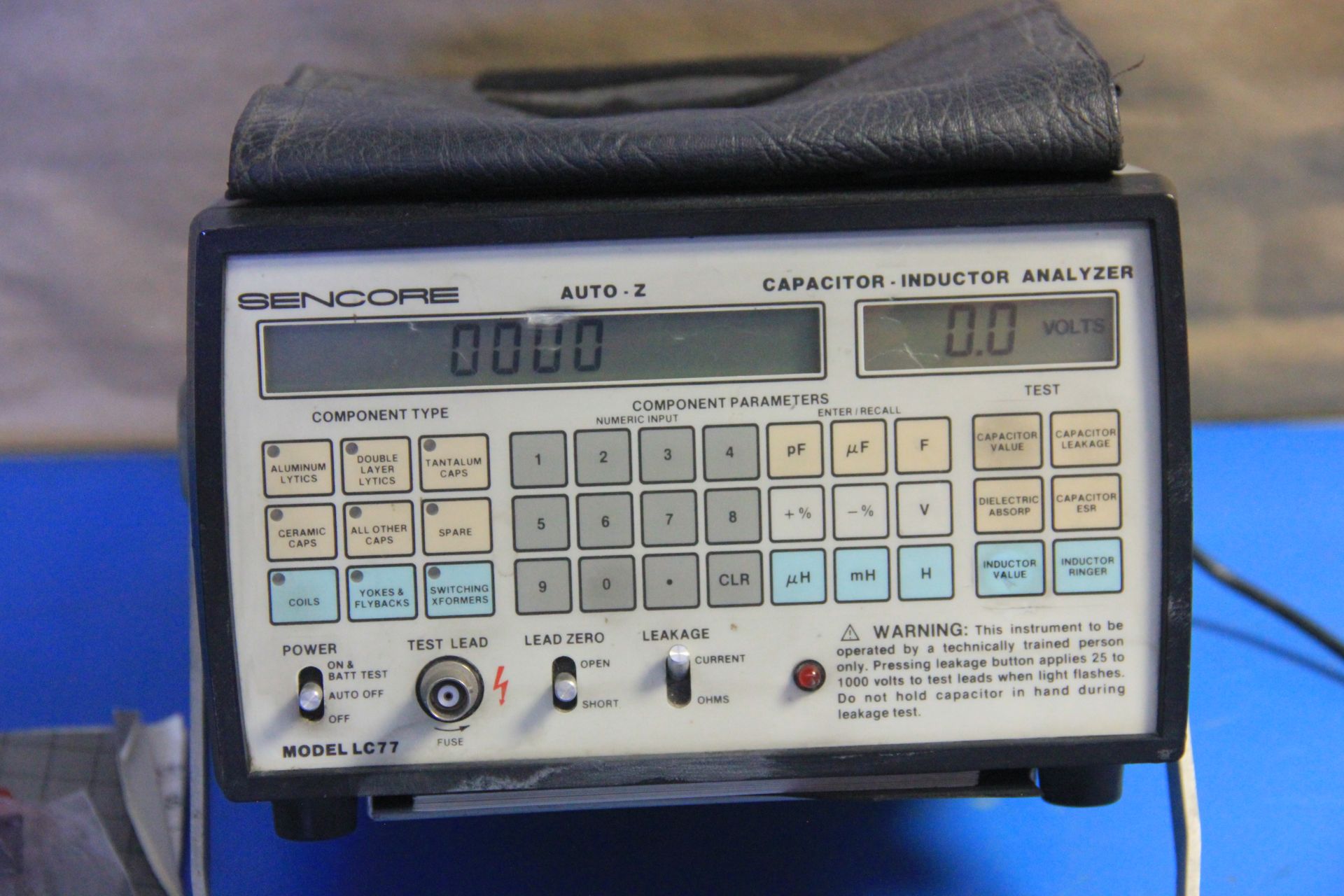 SENCORE AUTO-Z CAPACITOR INDUCTOR ANALYZER - Image 5 of 15