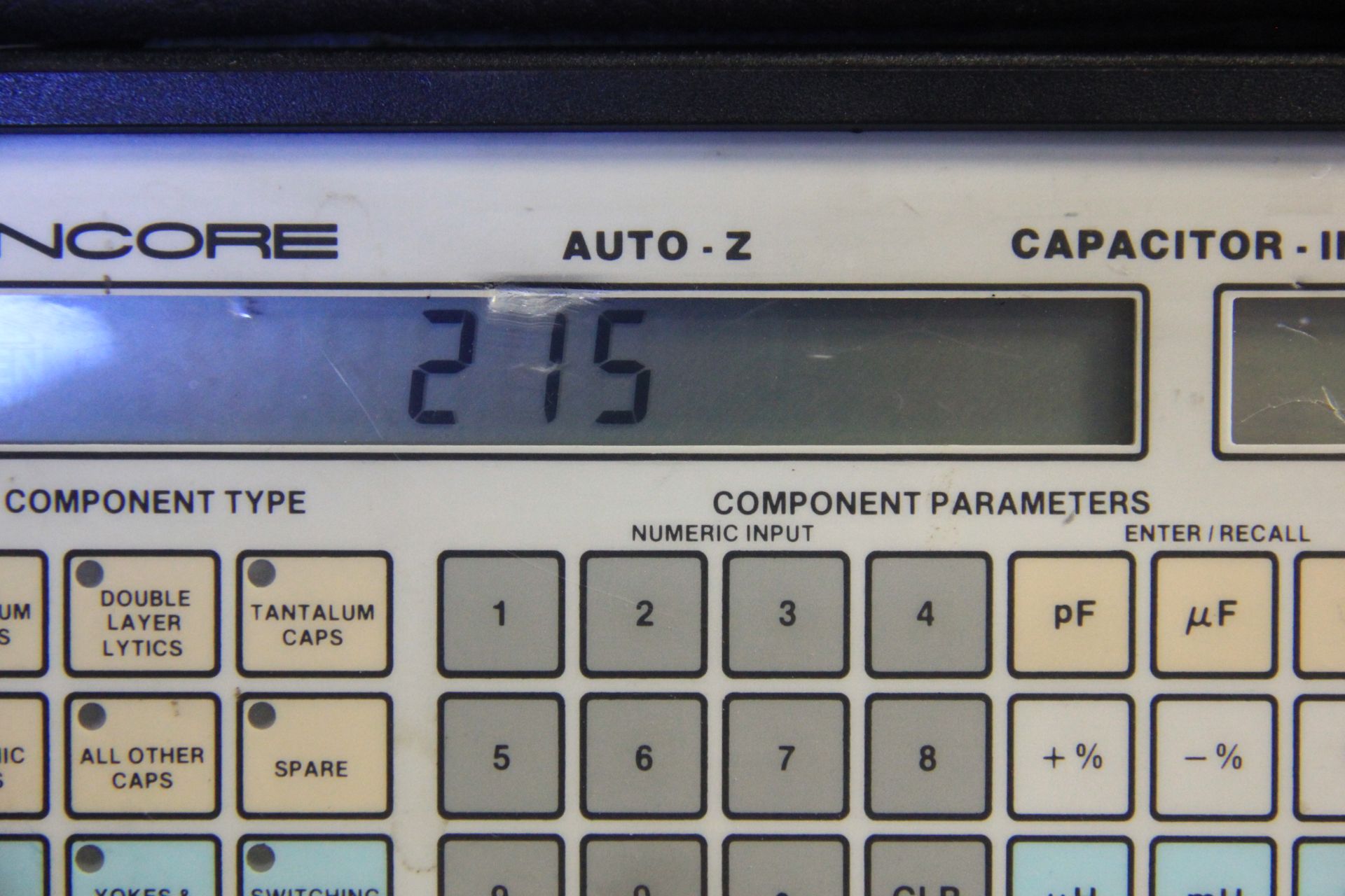 SENCORE AUTO-Z CAPACITOR INDUCTOR ANALYZER - Image 8 of 15