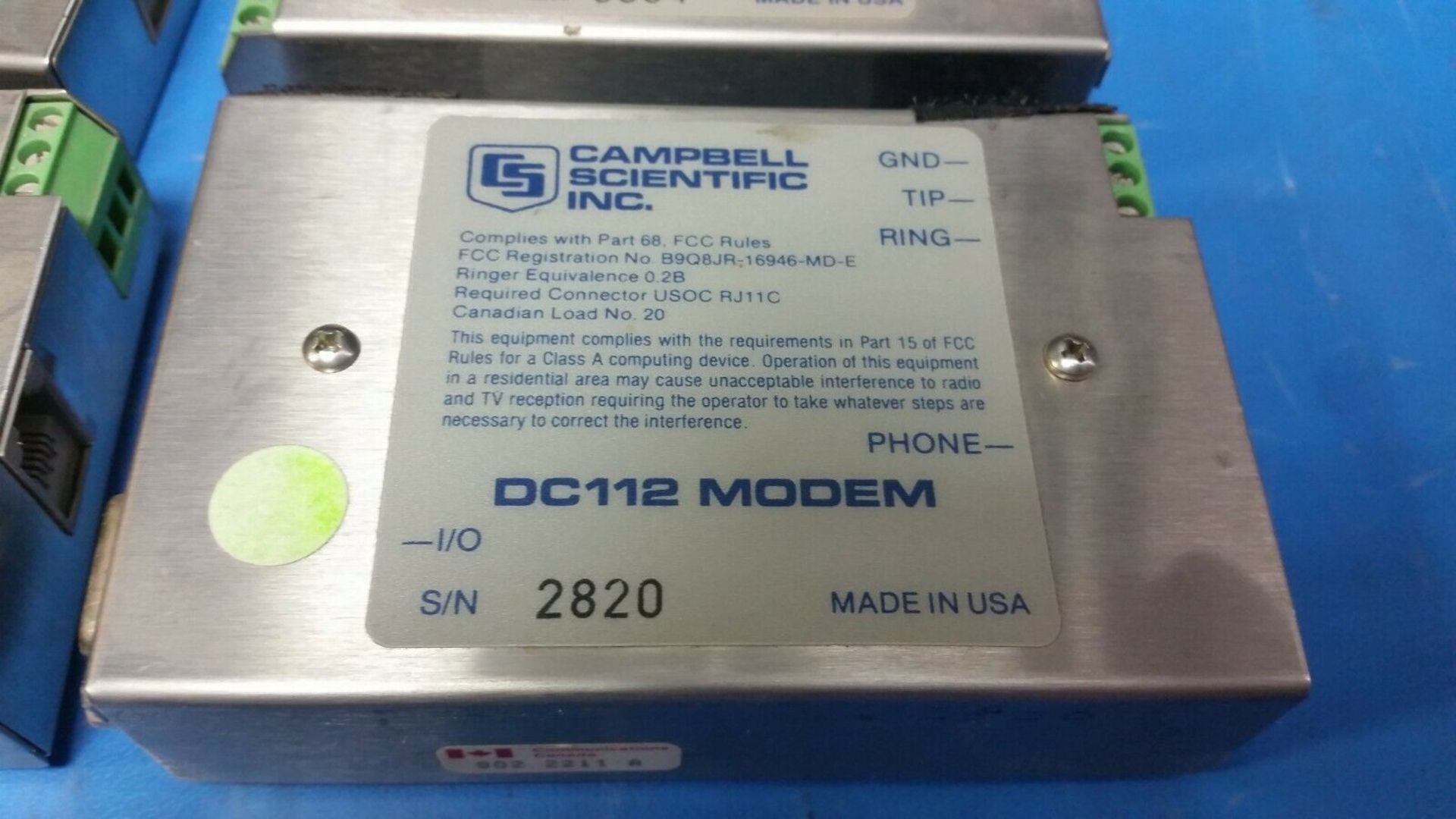 LOT OF 4 CAMPBELL SCIENTIFIC MODEMS - Image 2 of 4