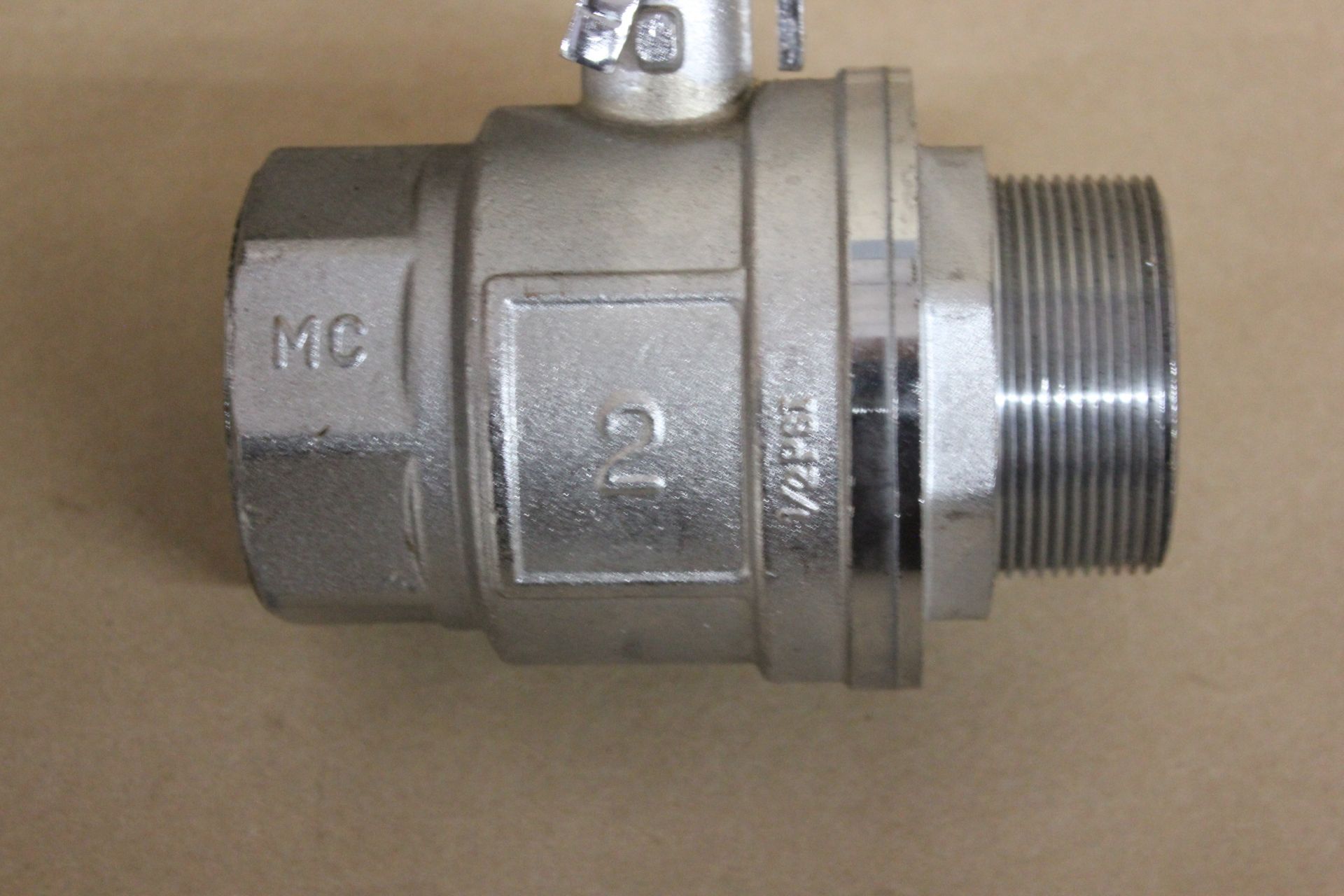 NEW CHROME PLATED 2" BRASS BALL VALVE - Image 6 of 7