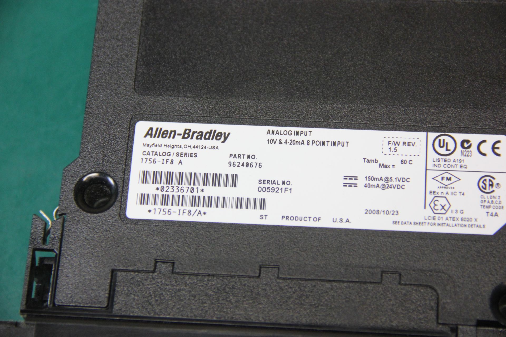 ALLEN BRADLEY PLC MODULE - Image 3 of 3