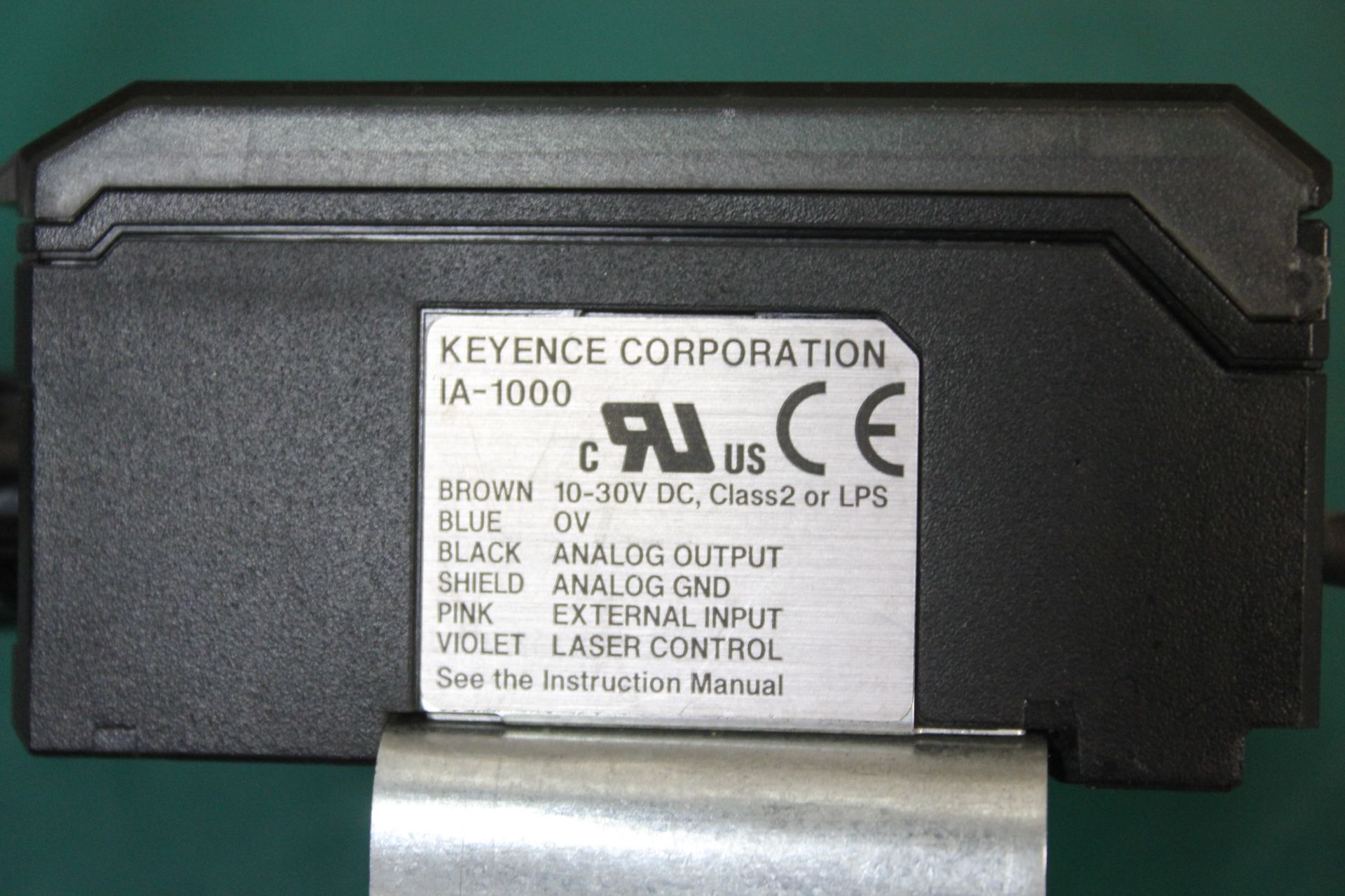 KEYENCE LASER ANALOG SENSOR AND AMPLIFIER - Image 4 of 6