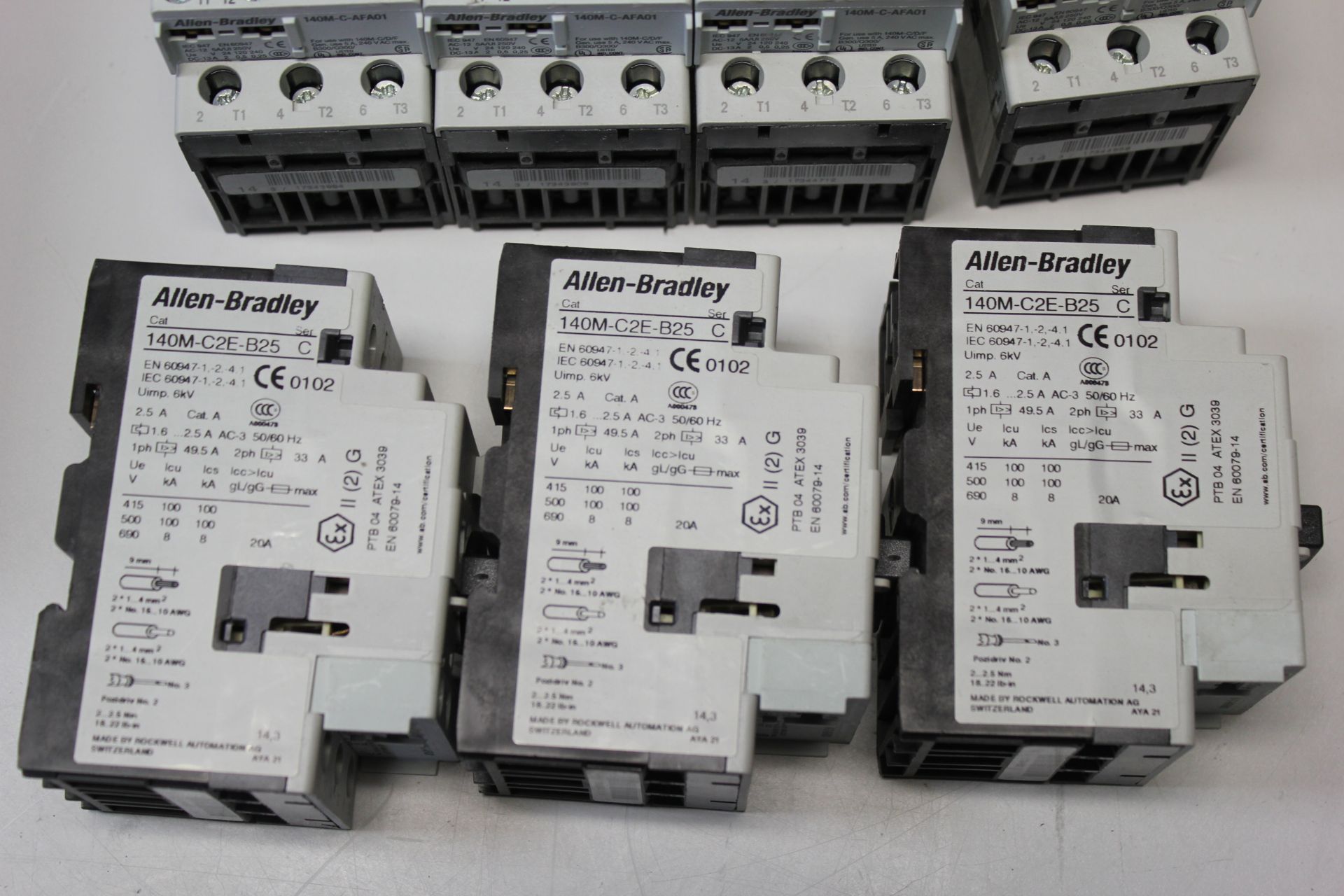 LOT OF ALLEN BRADLEY MOTOR STARTERS - Image 8 of 9