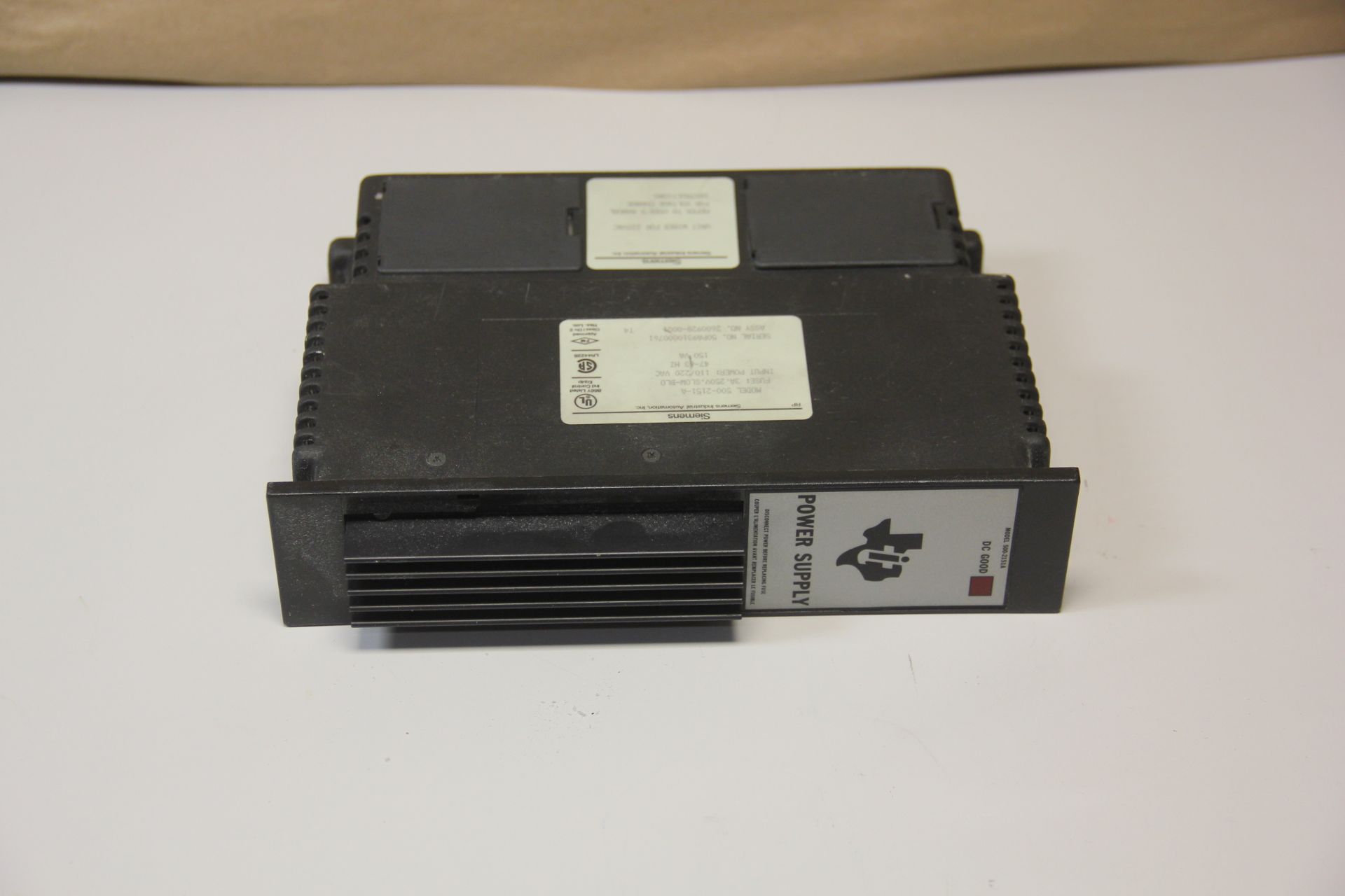 TEXAS INSTRUMENTS PLC POWER SUPPLY