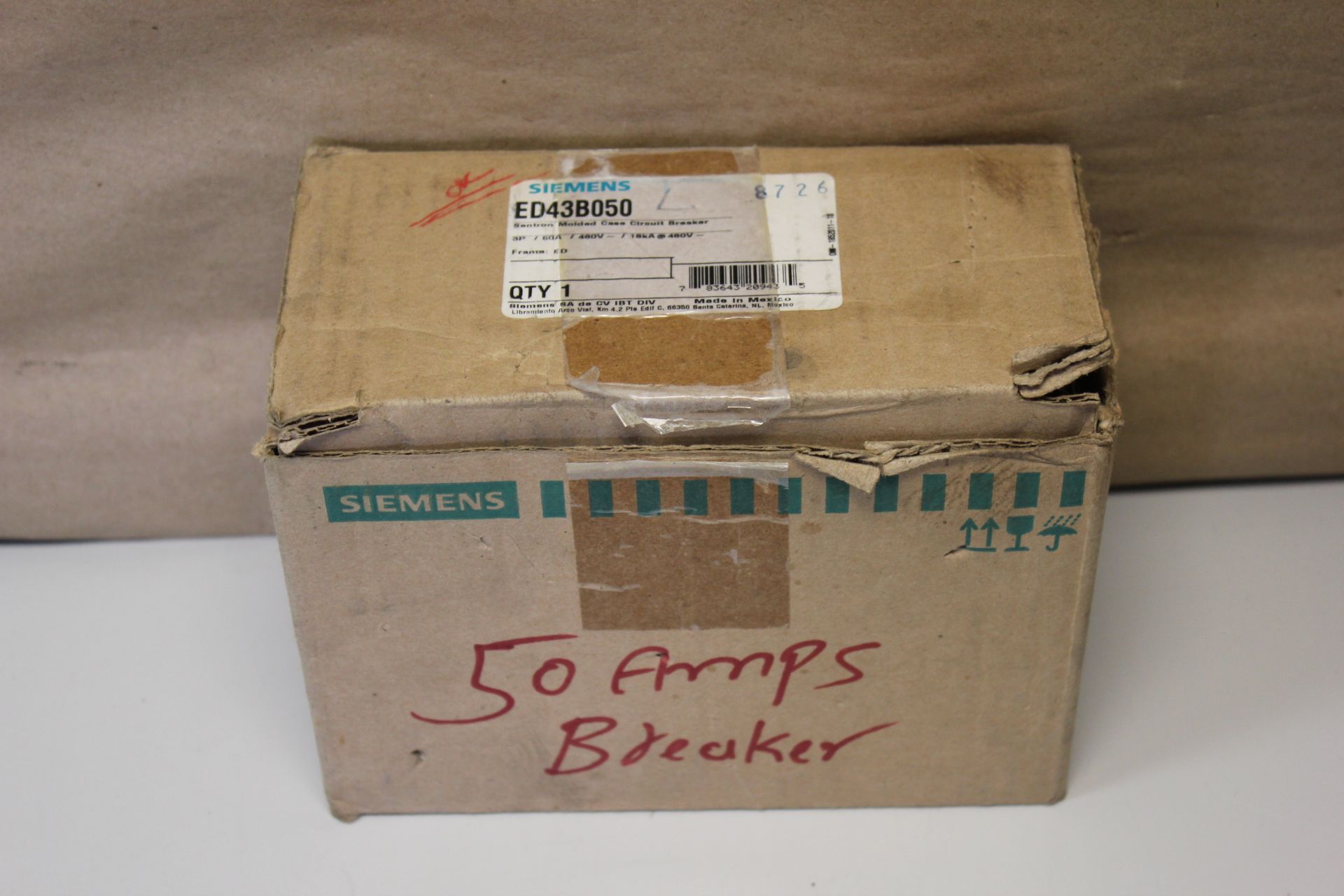 NEW SIEMENS 50 AMP CIRCUIT BREAKER