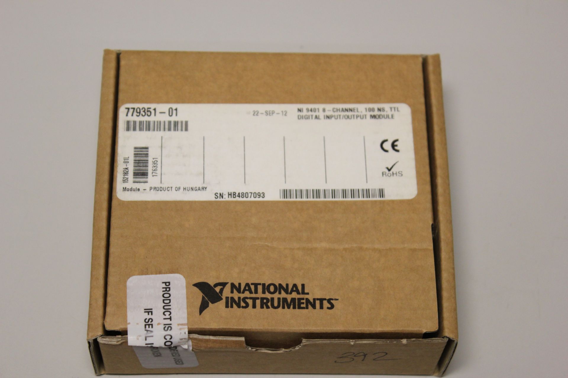 NATIONAL INSTRUMENTS 9401 8-CHANNEL TTL DIGITAL INPUT/OUTPUT MODULE