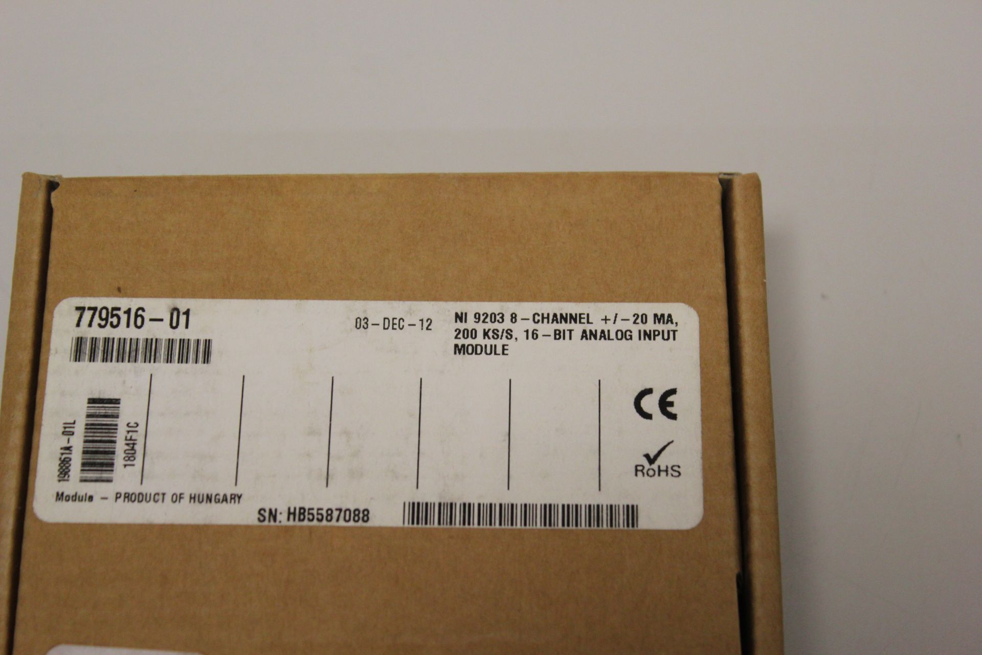 NATIONAL INSTRUMENTS 9203 8-CHANNEL ANALOG INPUT MODULE NEW - Image 2 of 6