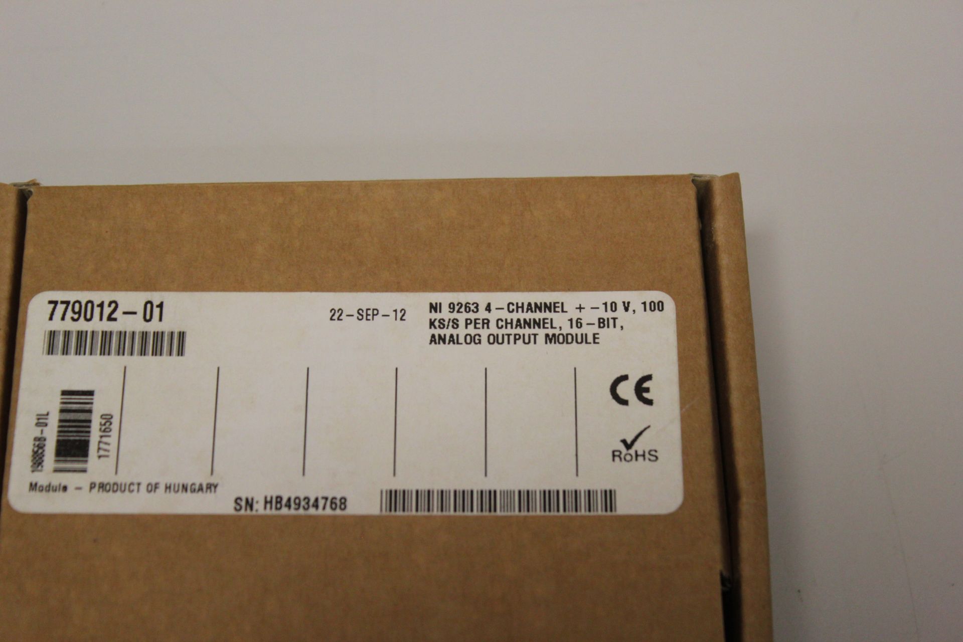 NEW NATIONAL INSTRUMENTS 9263 4-CHANNEL ANALOG OUTPUT MODULE - Image 2 of 6