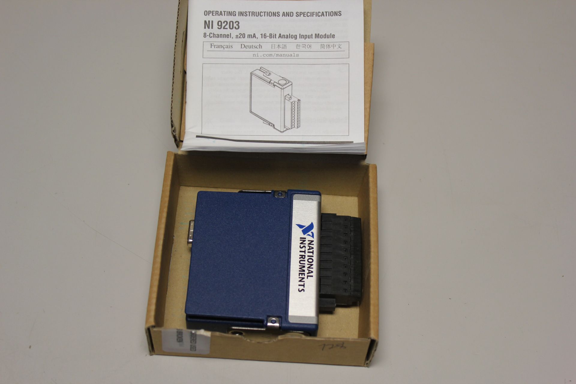 NATIONAL INSTRUMENTS 9203 8-CHANNEL ANALOG INPUT MODULE NEW - Image 4 of 6