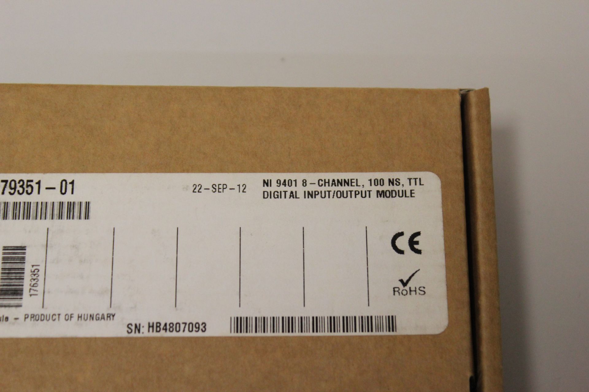 NATIONAL INSTRUMENTS 9401 8-CHANNEL TTL DIGITAL INPUT/OUTPUT MODULE - Image 2 of 5