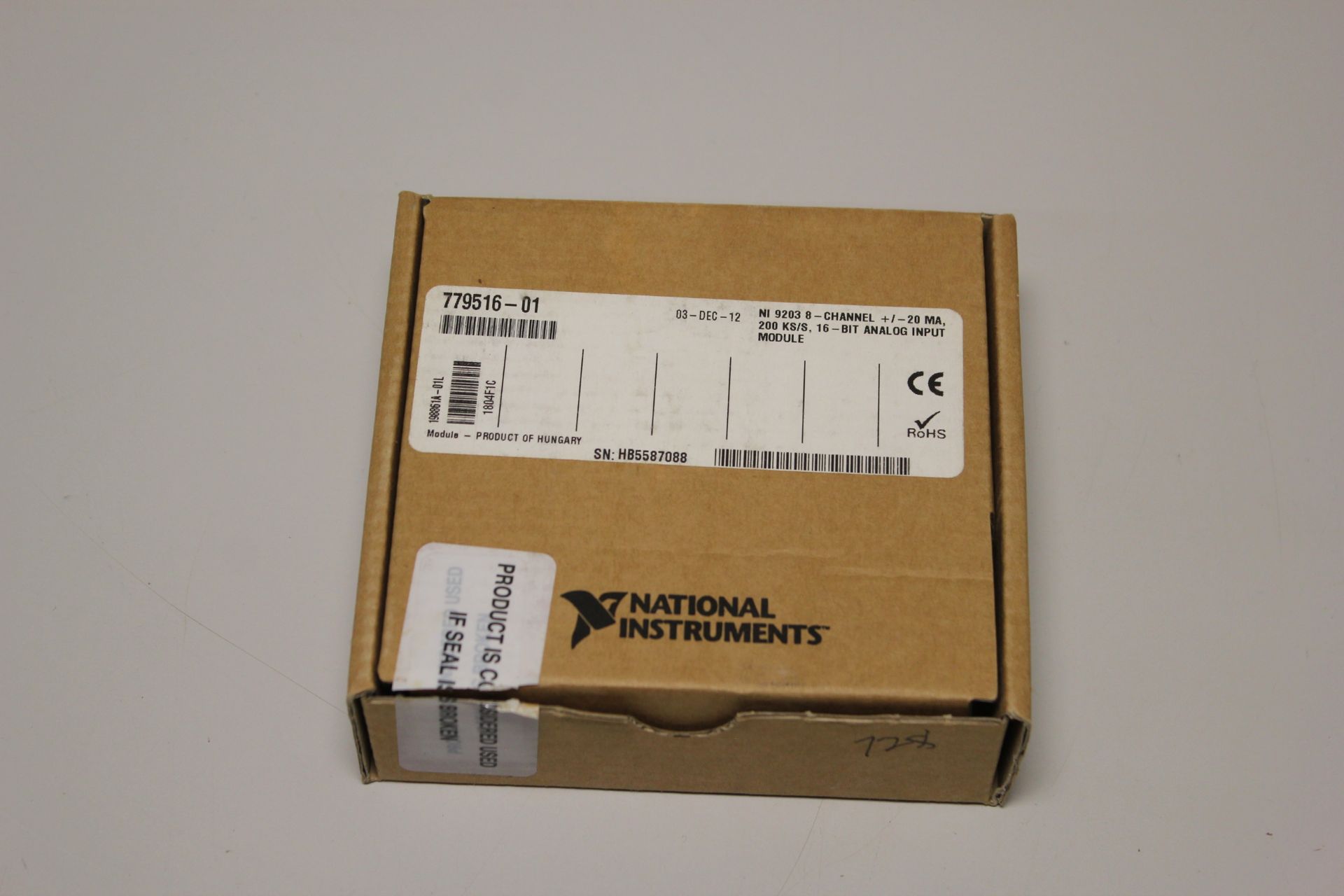 NATIONAL INSTRUMENTS 9203 8-CHANNEL ANALOG INPUT MODULE NEW