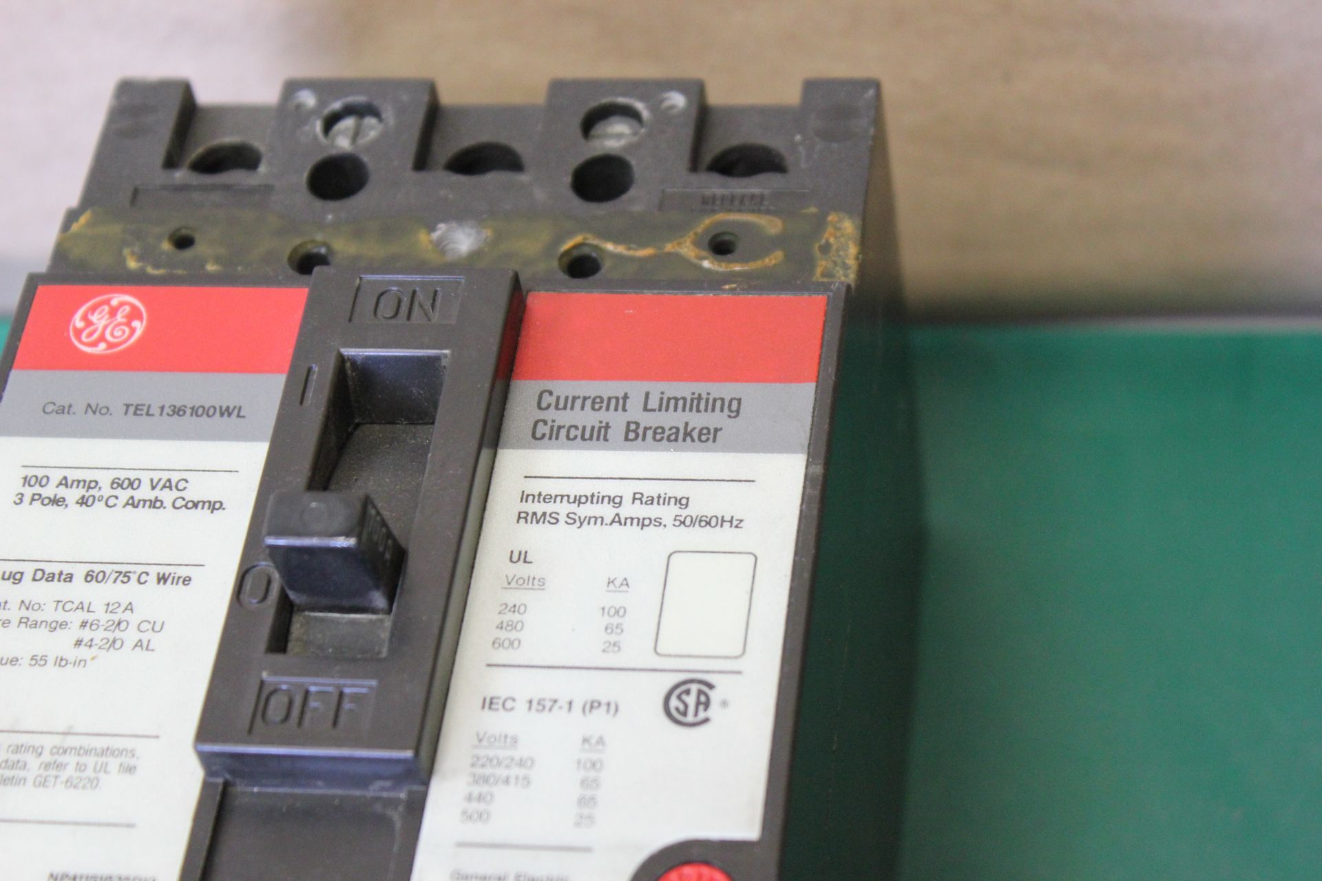 GENERAL ELECTRIC GE CIRCUIT BREAKER - Image 3 of 5