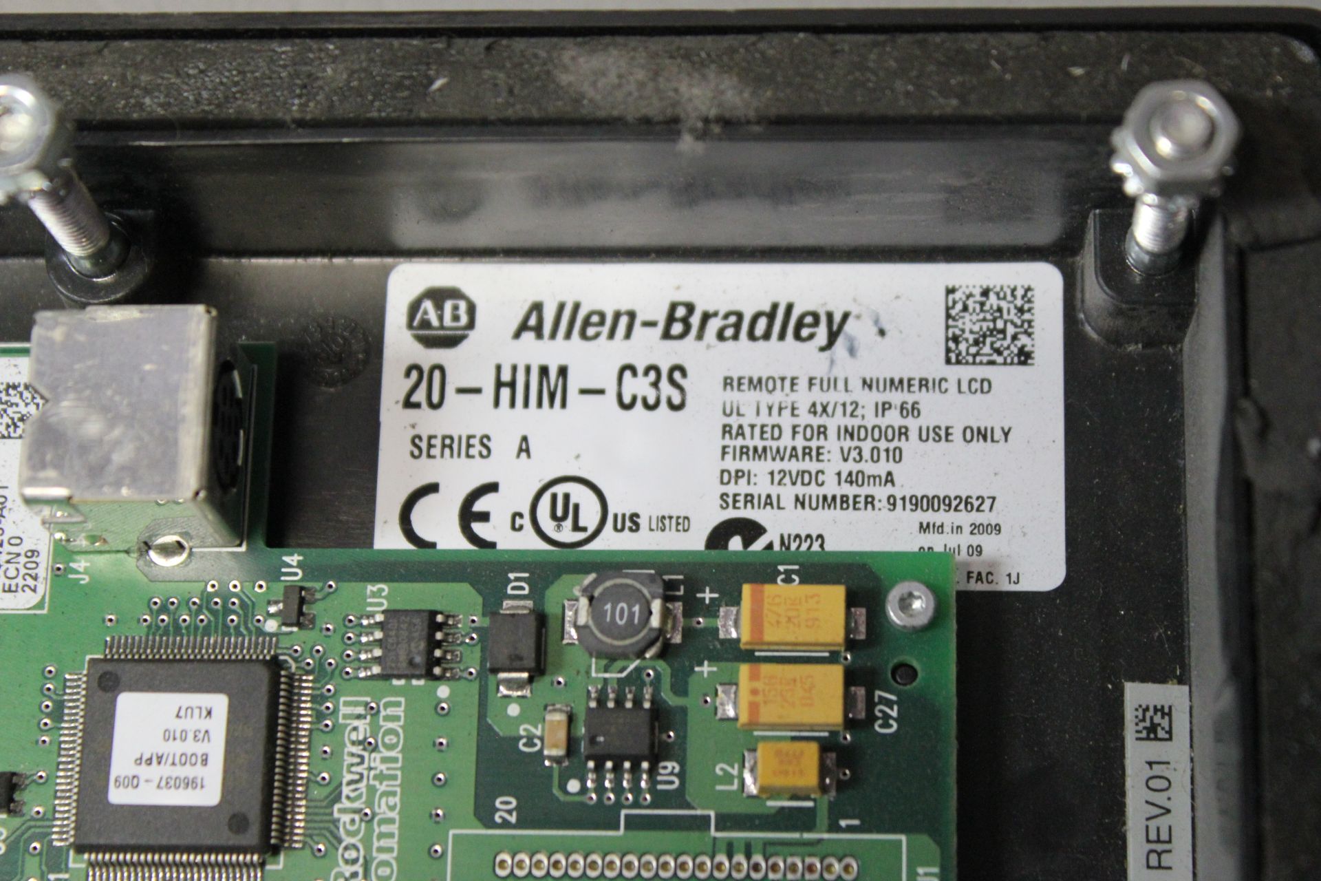 ALLEN BRADLEY AC DRIVE HIM KEYPAD WITH CABLE - Image 4 of 4