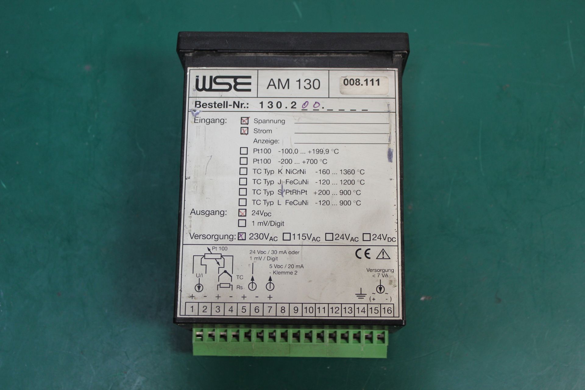 WSE DIGITAL PANEL METER - Image 2 of 3