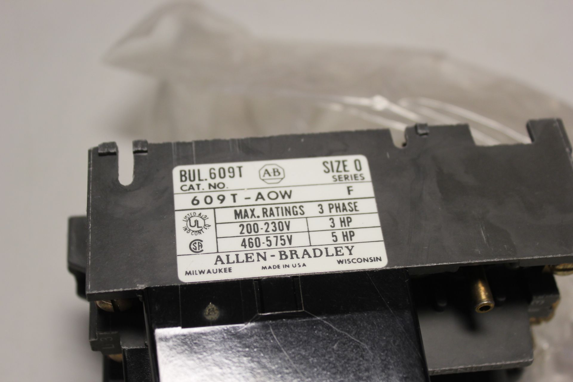 UNUSED ALLEN BRADLEY MANUAL MOTOR STARTER - Image 5 of 5