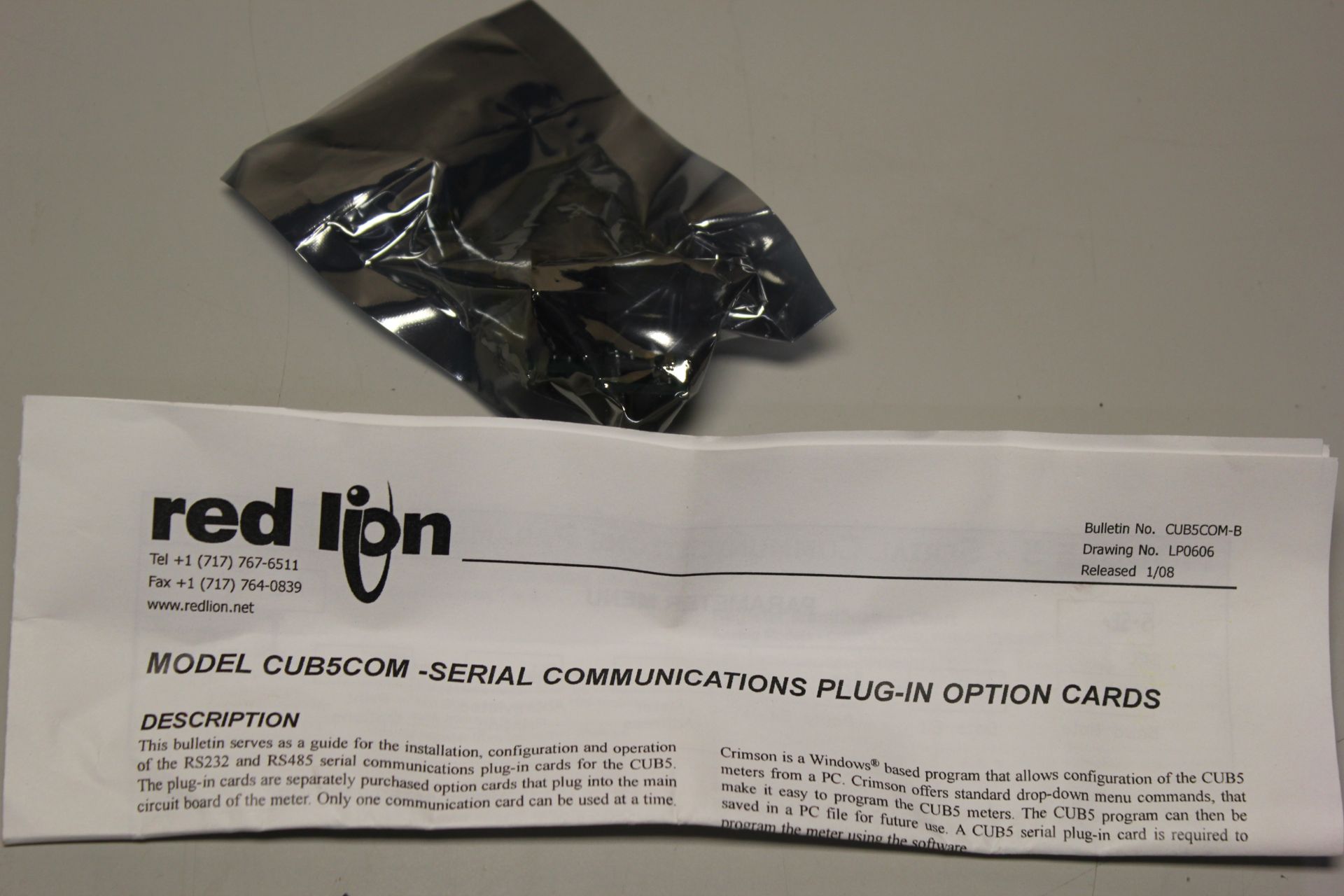 NEW RED LION SERIAL COMMUNICTION PLUG IN MODULE - Image 4 of 5