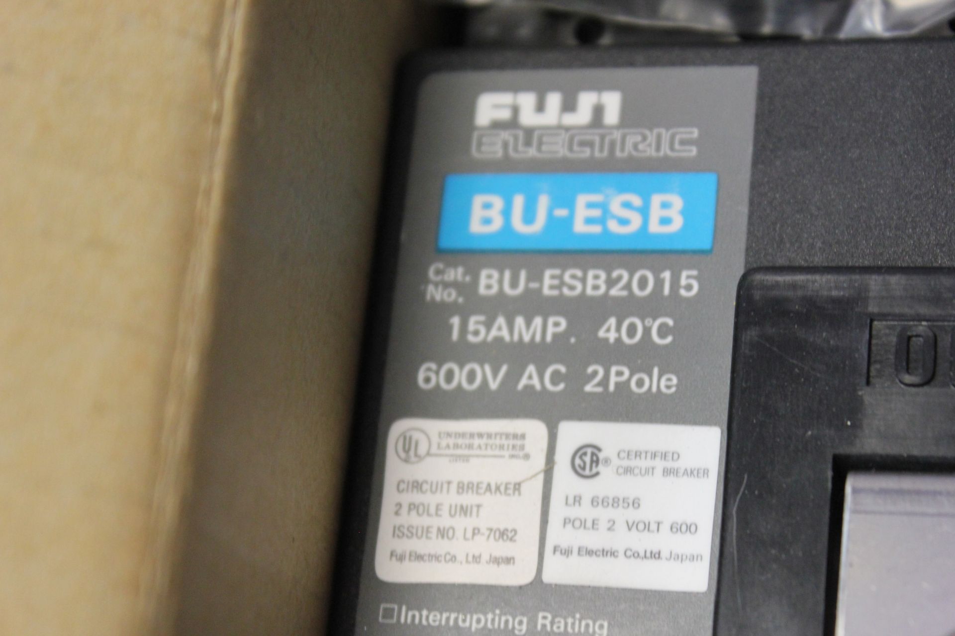 NEW FUJI ELECTRIC CIRCUIT BREAKER - Image 4 of 4