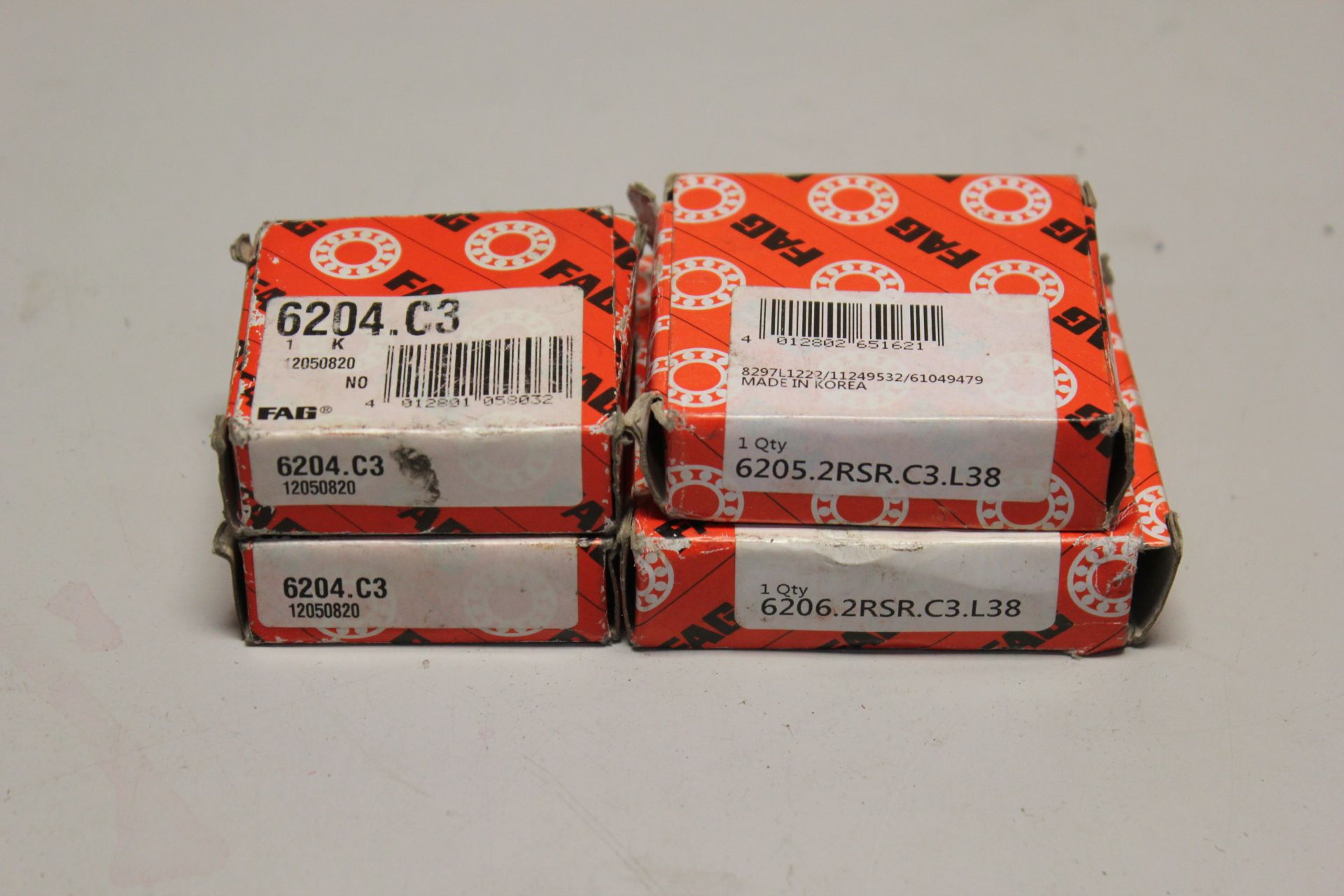 LOT OF NEW FAG PRECISON BEARINGS