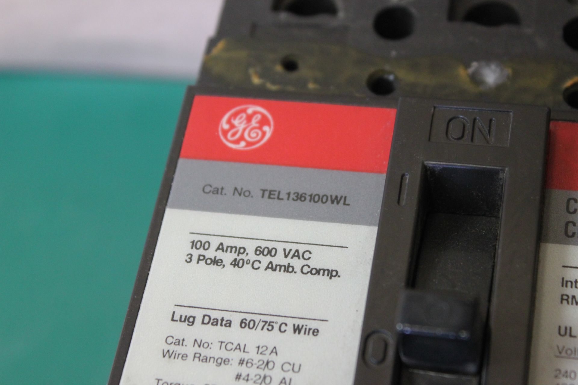 GENERAL ELECTRIC GE CIRCUIT BREAKER - Image 2 of 5