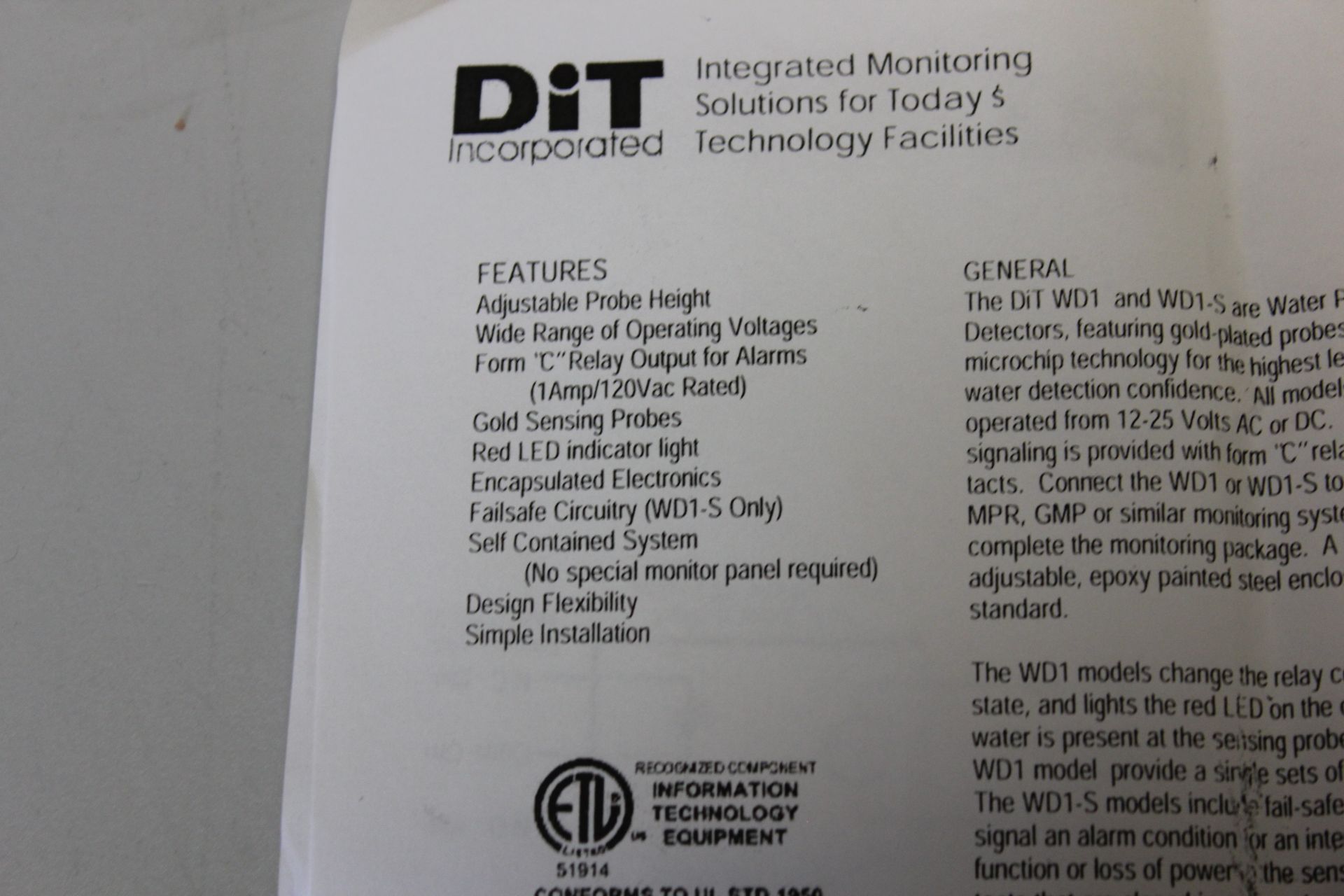 NEW DIT POINT LEAK DETECTION MODULE - Image 4 of 5