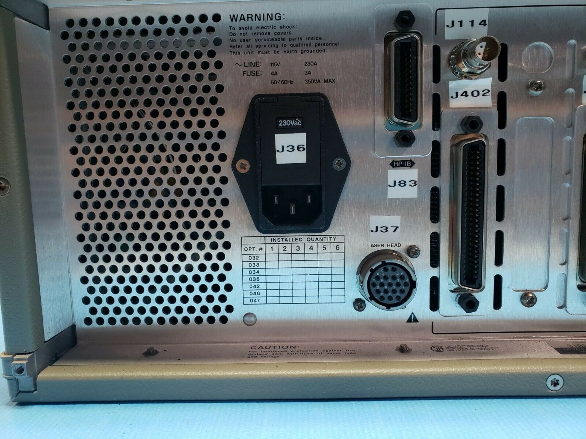 HEWLETT PACKARD HP 5507B LASER POSITION TRANSDUCER ELECTRONICS - Image 6 of 7