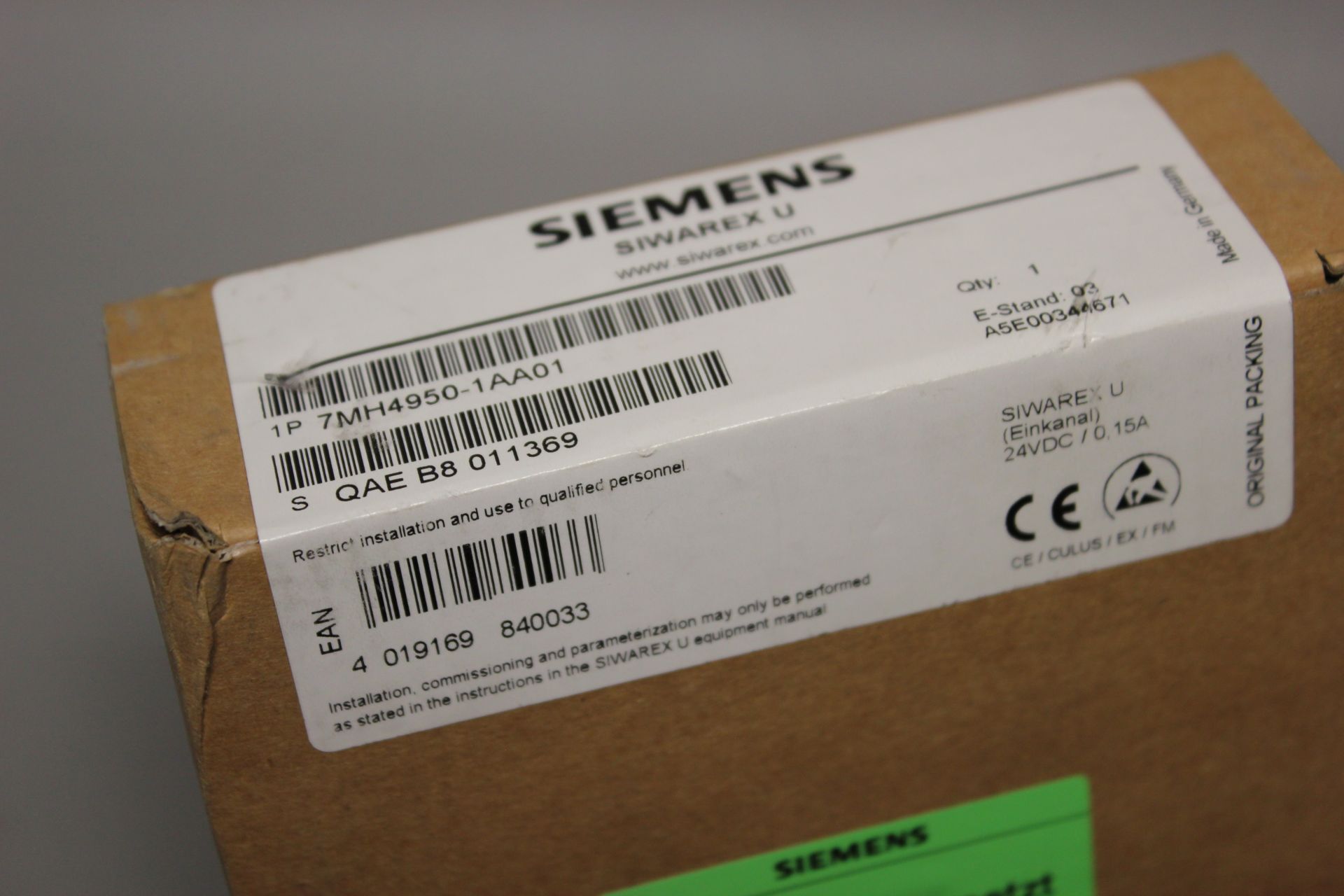 NEW SIEMENS SIWAREX U WEIGHING MODULE - Image 3 of 5