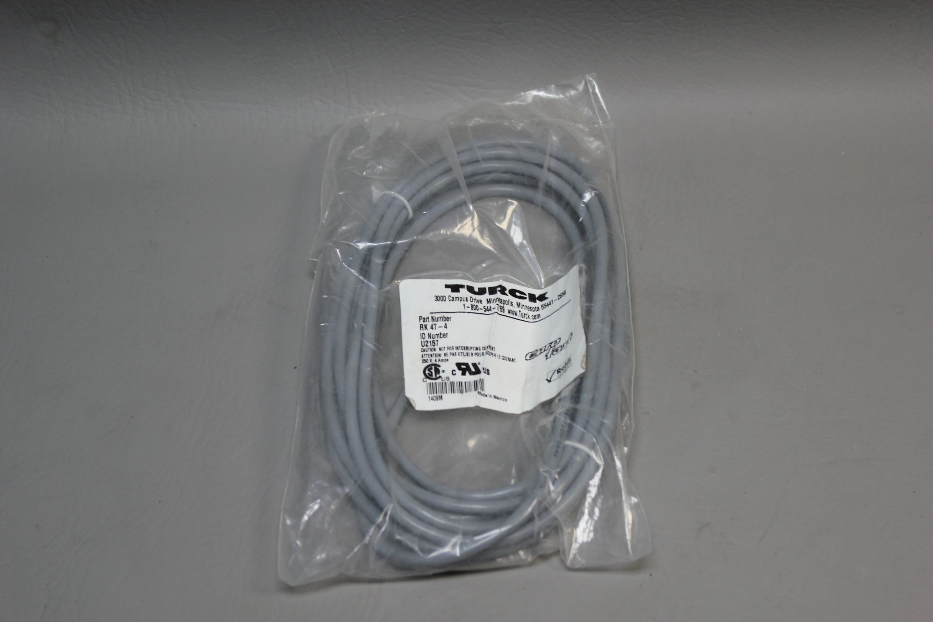 NEW TURCK EUROFAST CORDSET CABLE