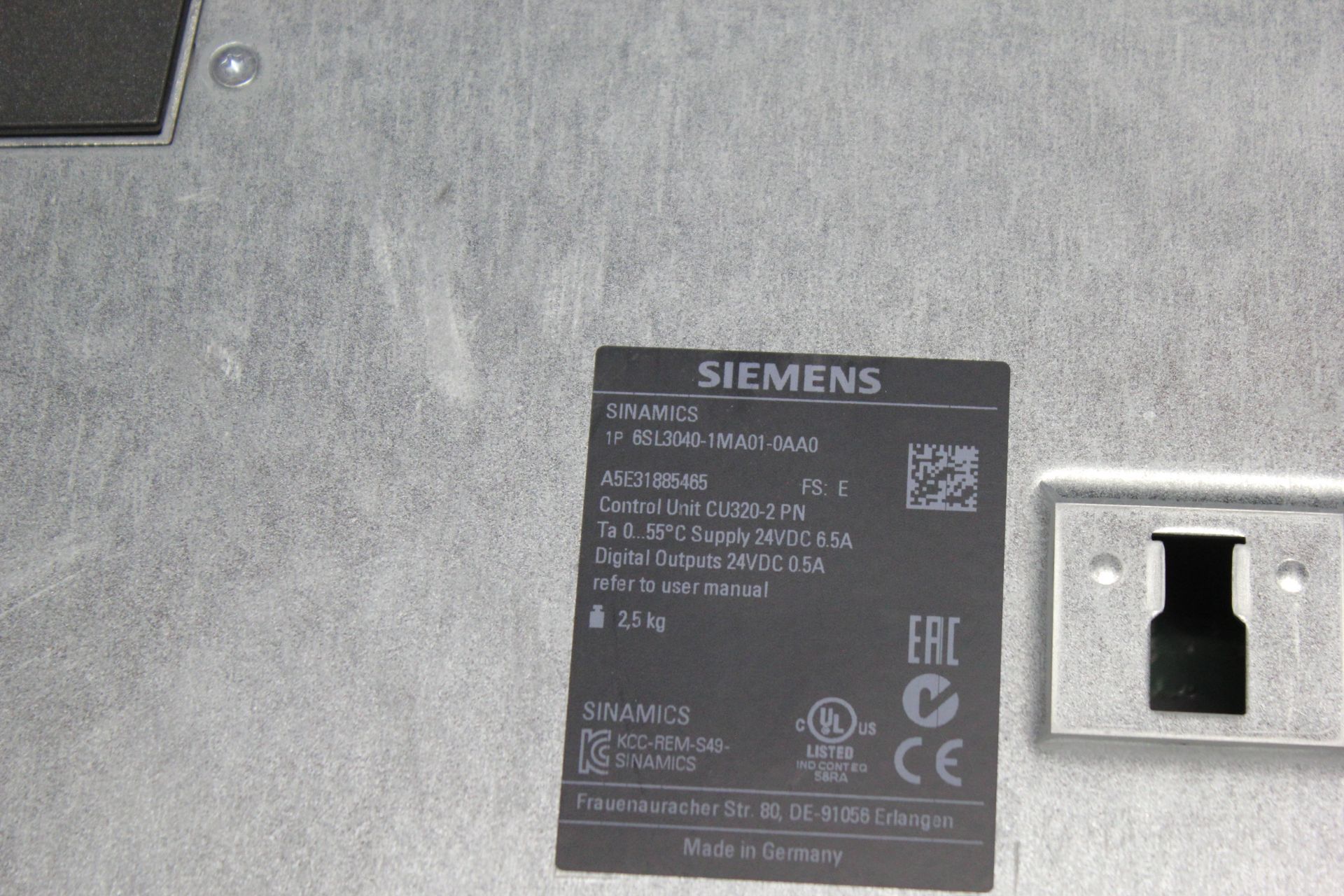 SIEMENS SINAMICS FREQUENCY CONVERTER CONTROL UNIT - Image 3 of 3