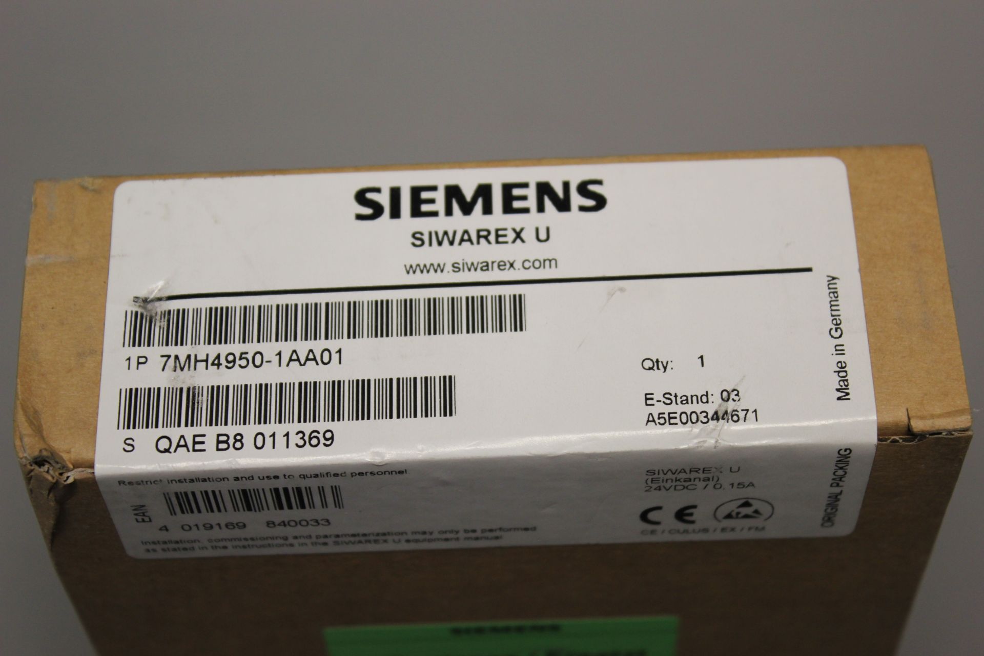 NEW SIEMENS SIWAREX U WEIGHING MODULE - Image 2 of 5