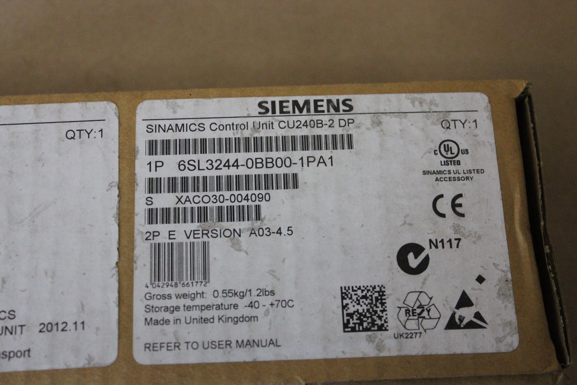 NEW SIEMENS SINAMICS PLC COTROL UNIT - Image 4 of 6