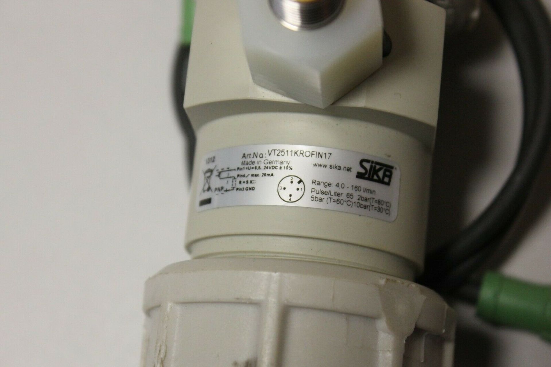 SIKA TURBINE FLOW SENSOR WITH CABLE - Image 3 of 7