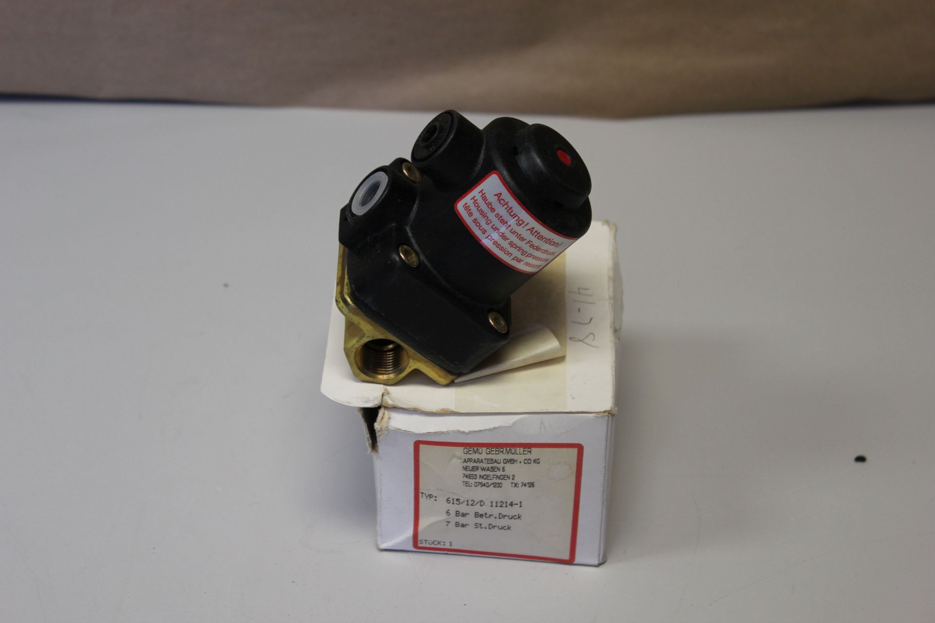 NEW GEMU DIAPHRAGM VALVE