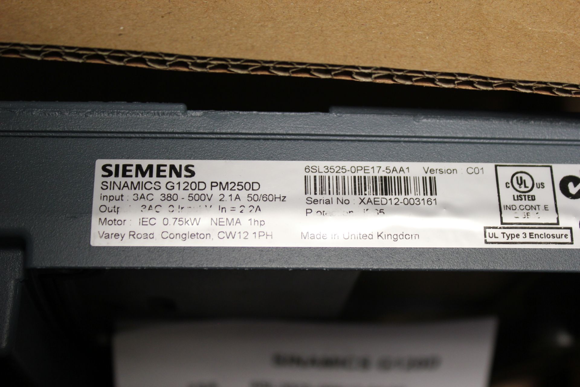NEW SIEMENS SINAMICS G120D POWER MODULE - Image 6 of 6