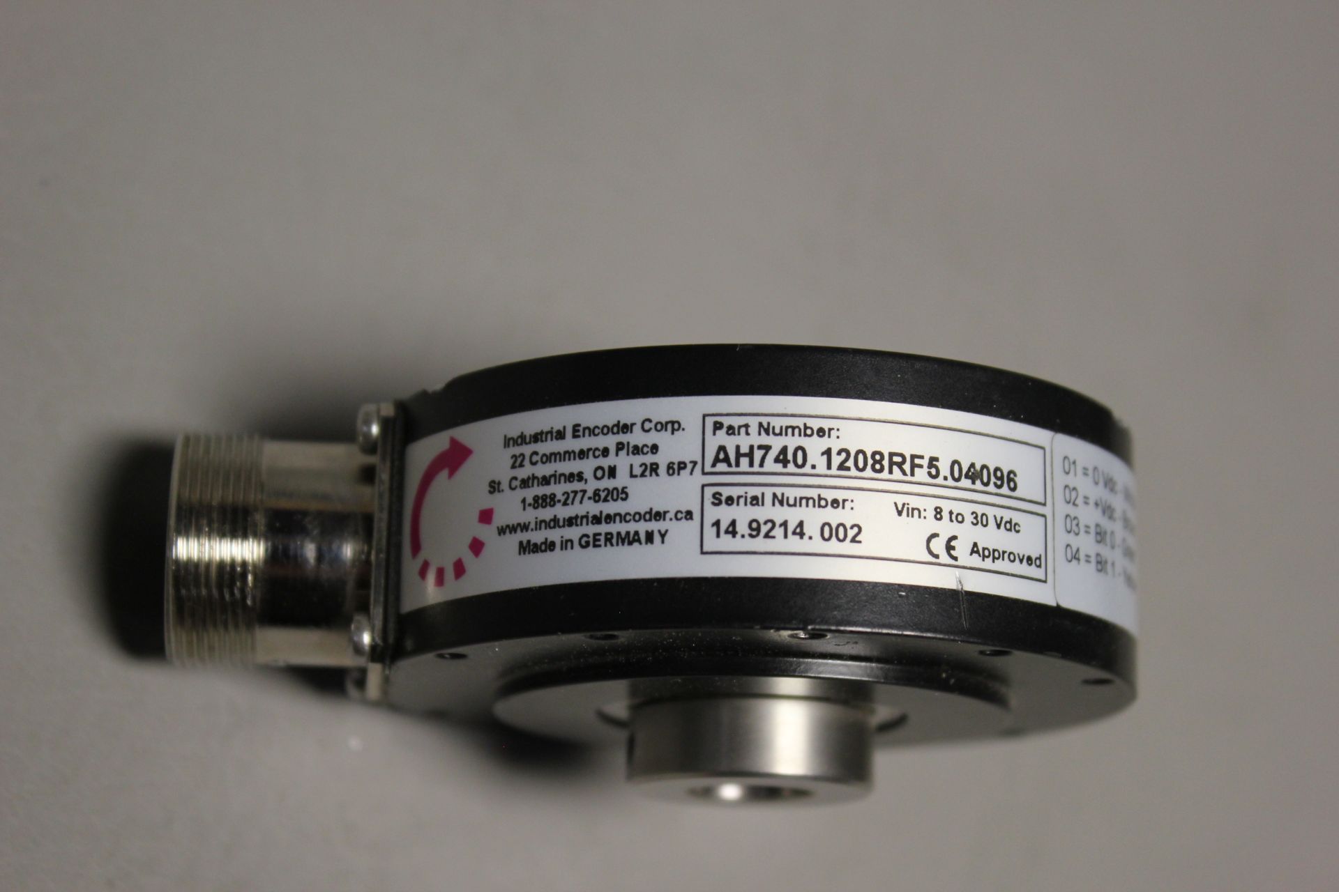 UNUSED INDUSTRIAL ENCODER CORP ABSOLUTE ENCODER - Image 4 of 4