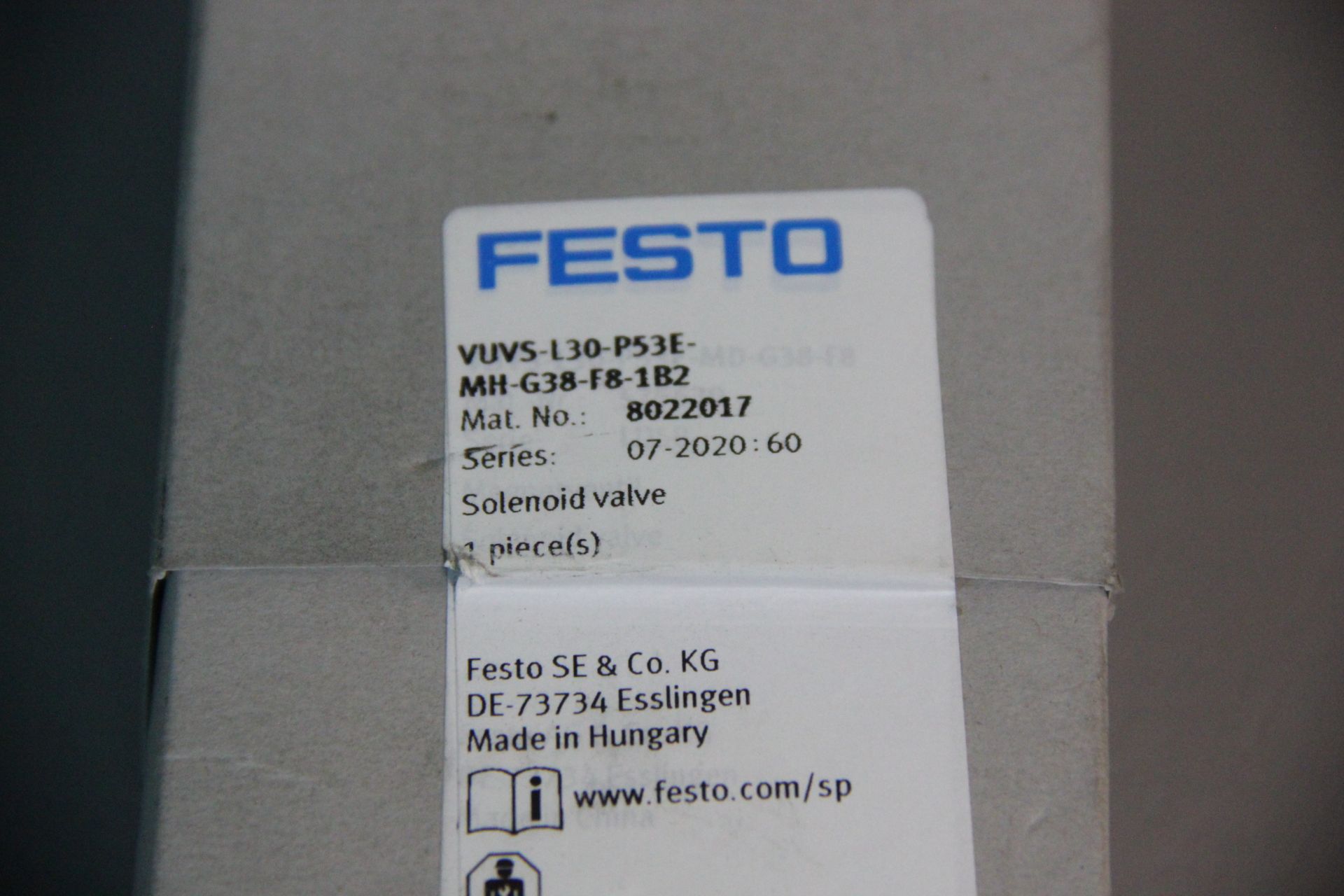 NEW FESTO SOLENOID VALVE - Image 2 of 5