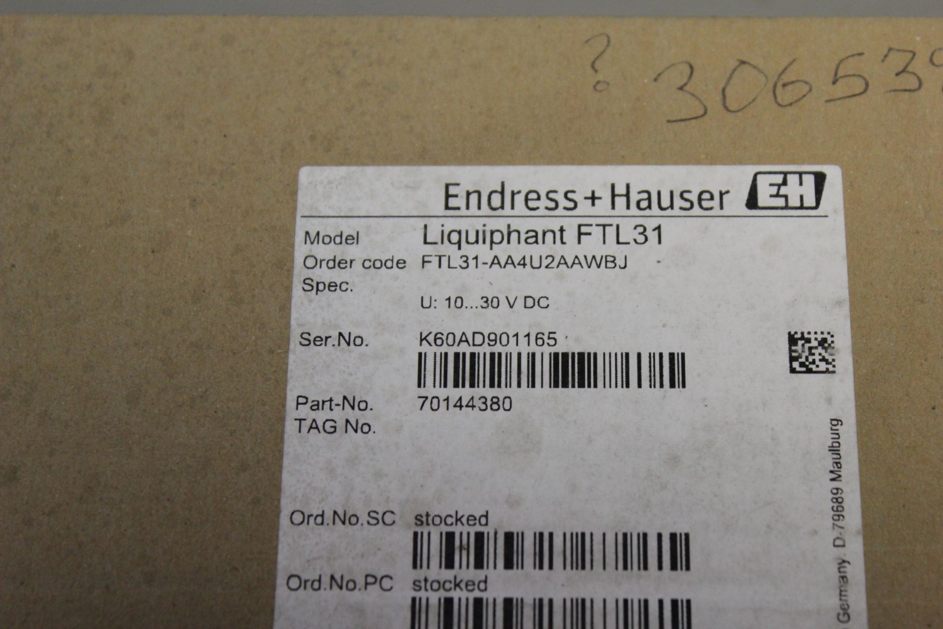 NEW ENDRESS HAUSER LIQUIPHANT LIQUID LEVEL SWITCH - Image 2 of 8