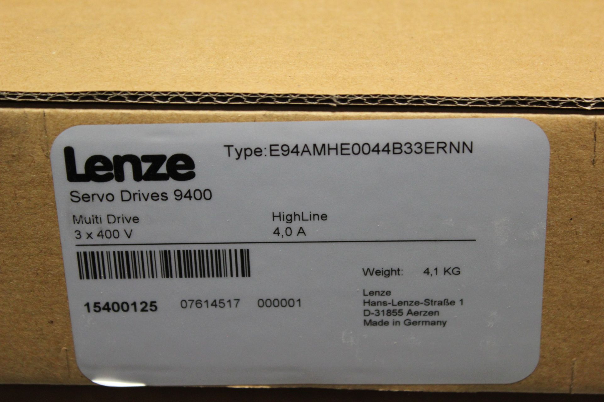 NEW LENZE MULTI DRIVE 9400 SERVO DRIVE WITH BACKPLANE - Image 8 of 11