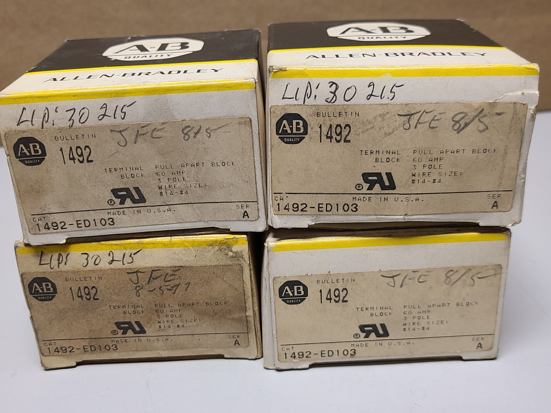 LOT OF NEW ALLEN BRADLEY TERMINAL BLOCKS