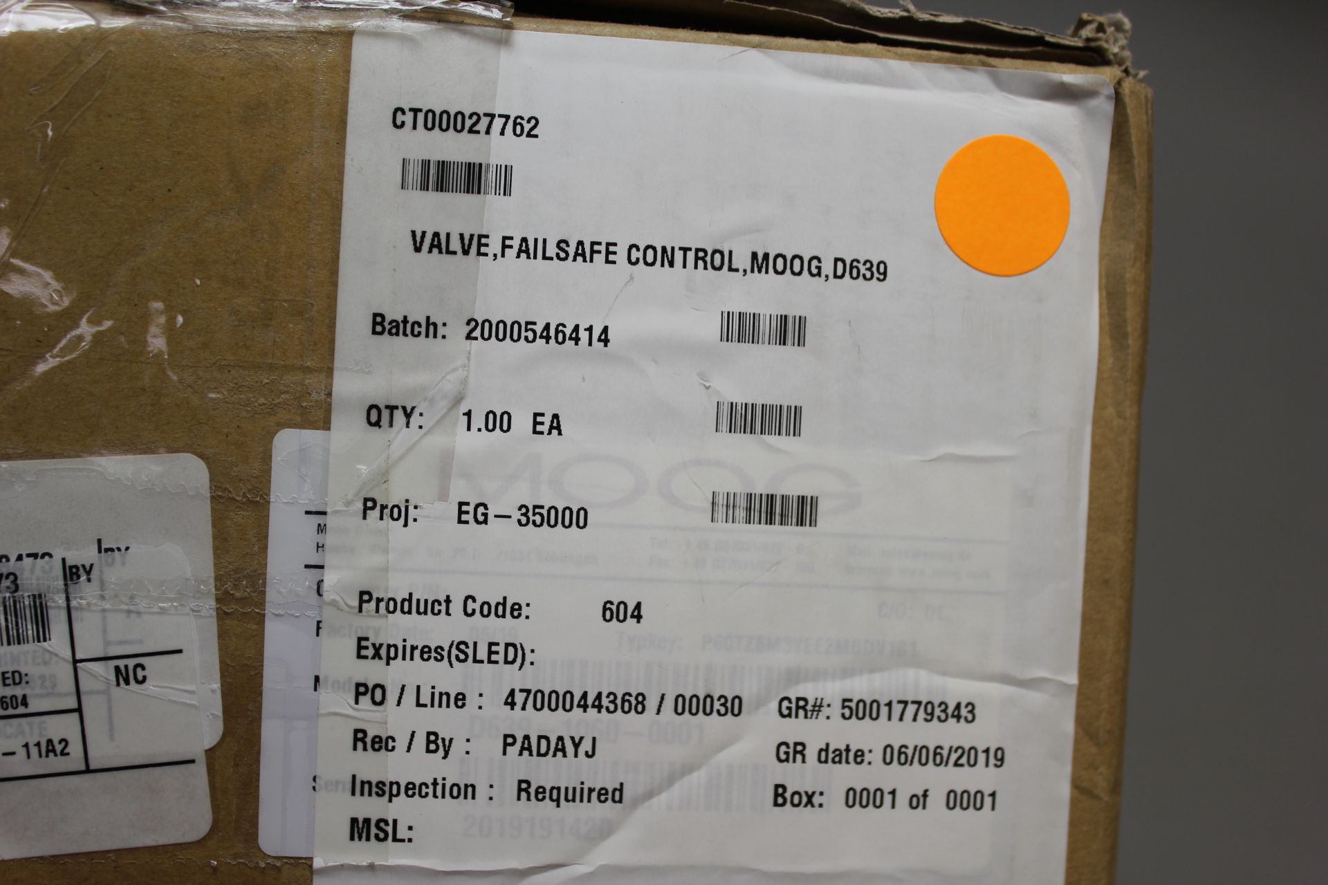 NEW MOOG DIRECT DRIVE DIGITAL CONTROL HYDRAULIC SERVO VALVE - Image 14 of 14