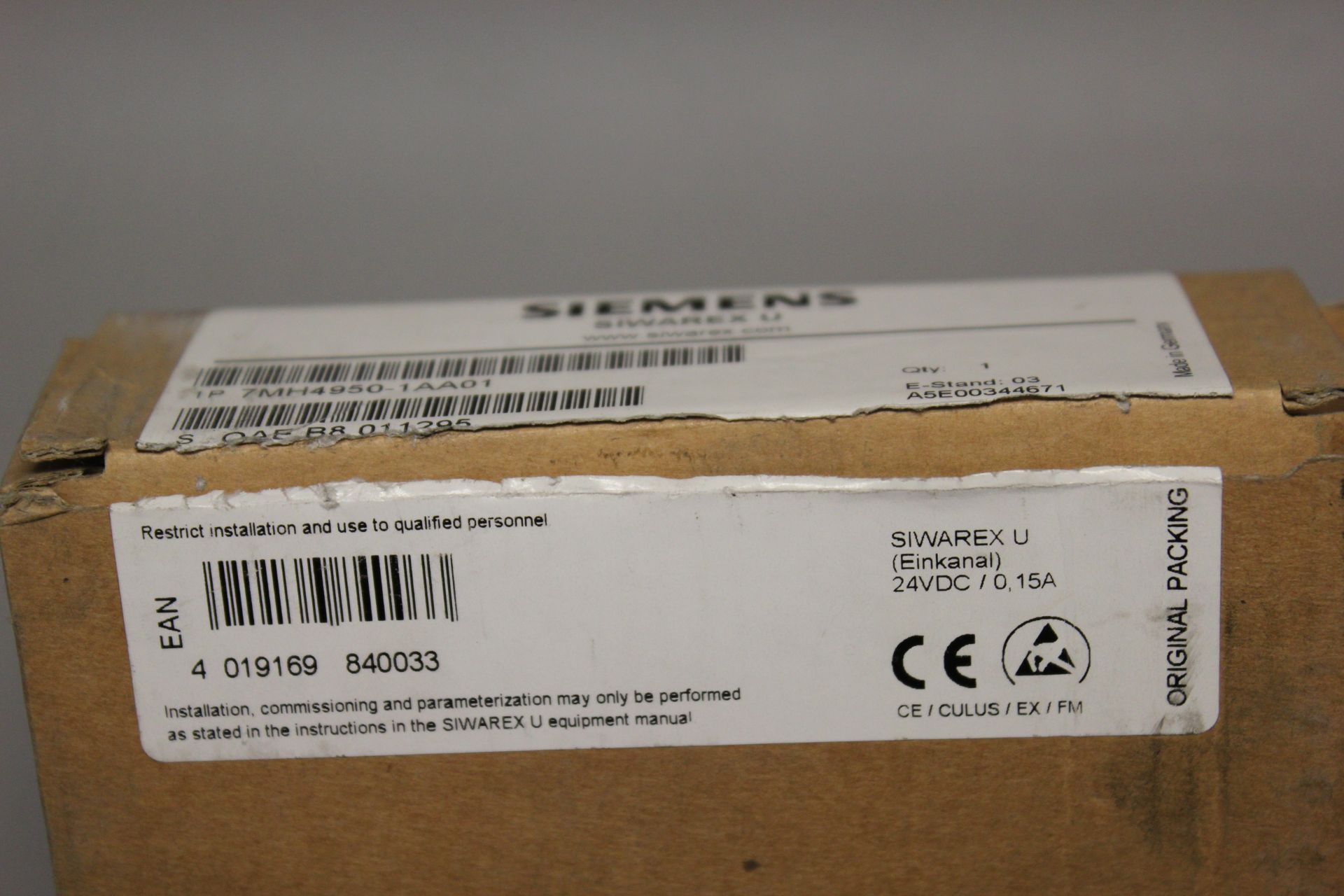 NEW SIEMENS SIWAREX U WEIGHING MODULE - Image 3 of 6