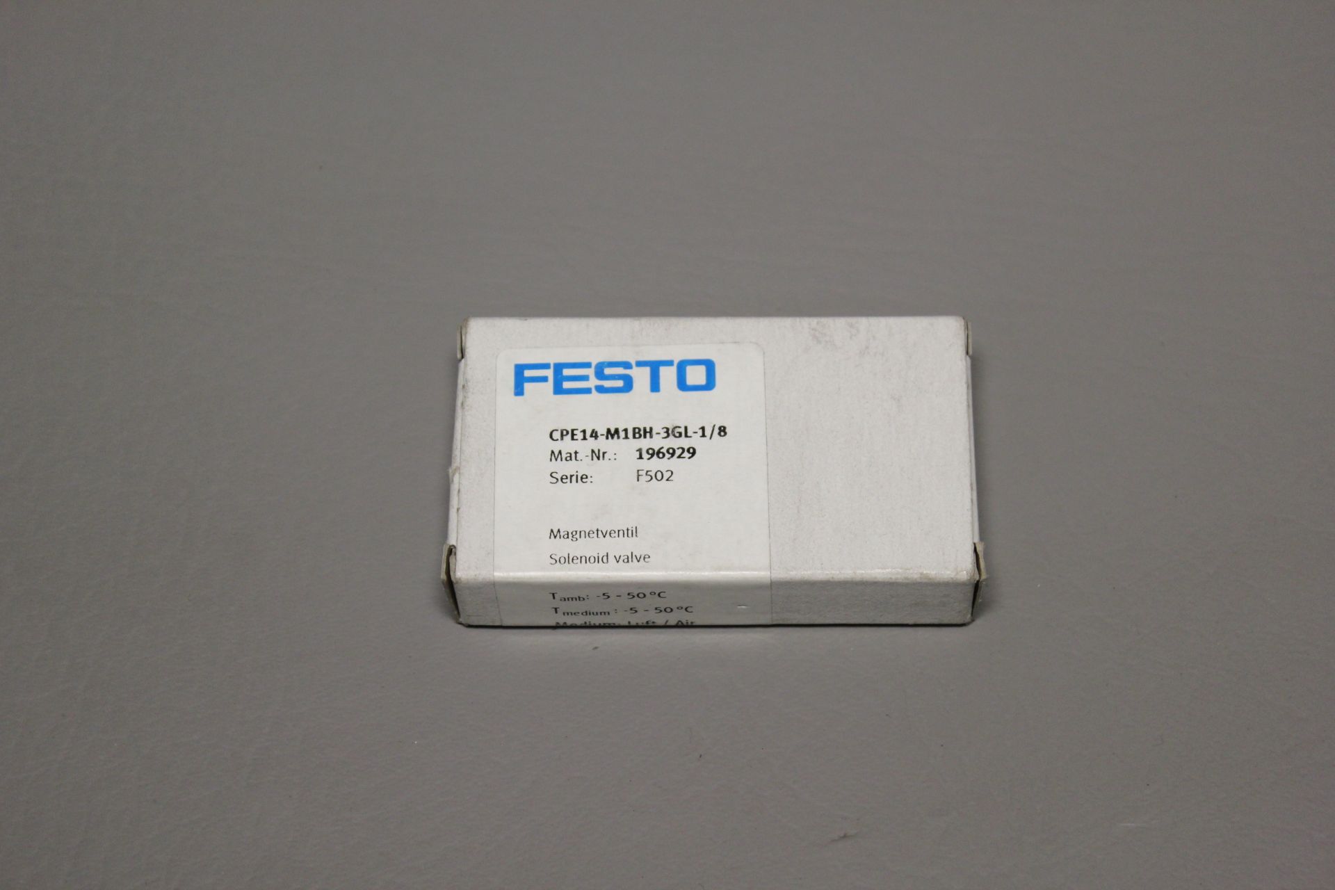 NEW FESTO SOLENOID VALVE