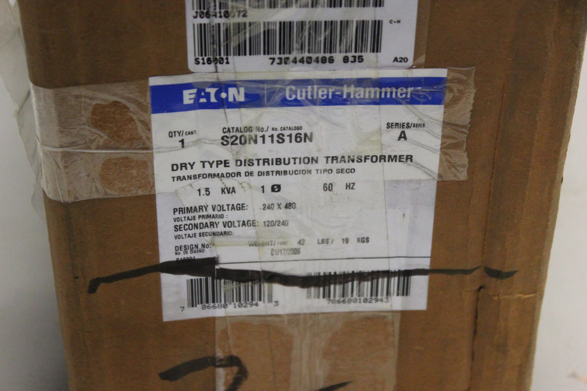 NEW EATON DISTRIBUTION TRANSFORMER - Image 3 of 3