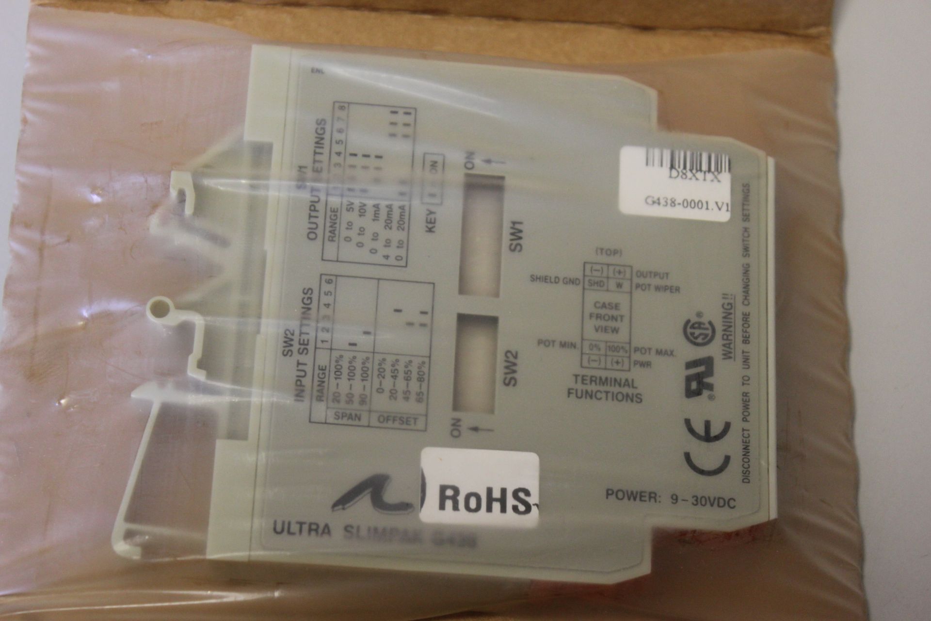 NEW ACTION ULTRA SLIMPACK POTENTIOMETER INPUT FIELD CONFIGURABLE ISOLATOR - Image 4 of 4