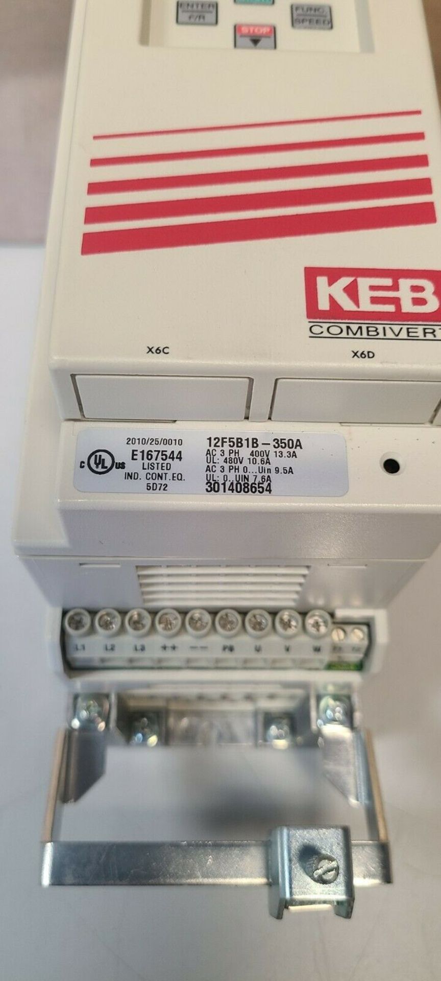 KEB COMBIVERT DRIVE FREQUENCY INVERTER - Image 2 of 5