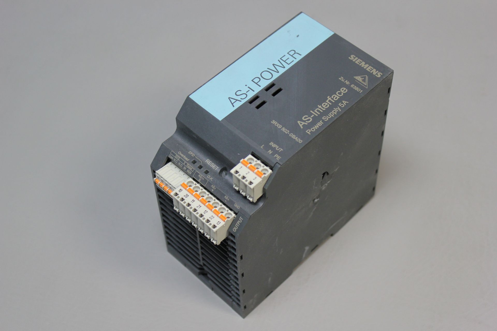 SIEMENS AS-i AUTOMATION POWER SUPPLY