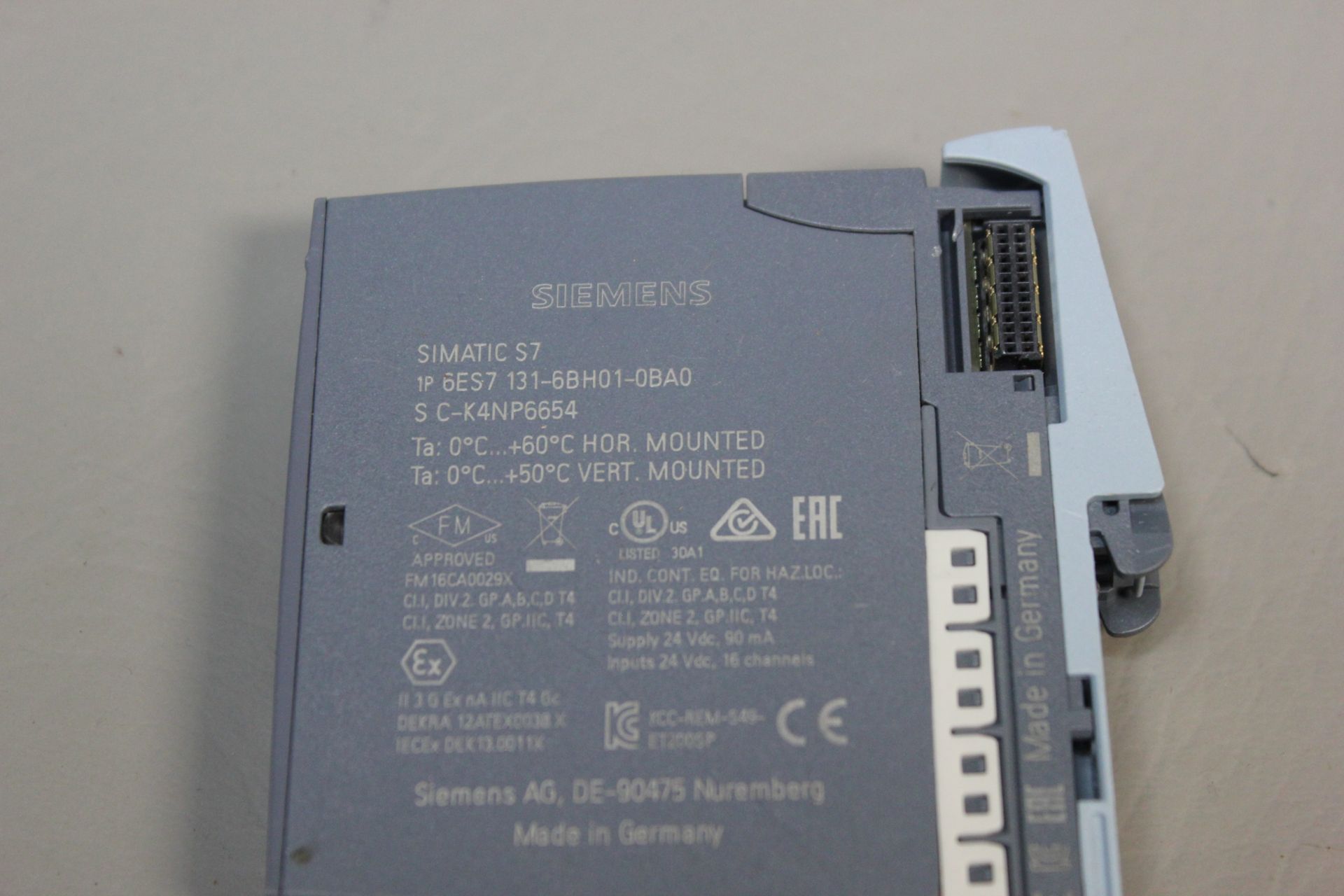 SIEMENS SIMATIC S7 DIGITAL INPUT MODULE WITH BASE - Image 3 of 3