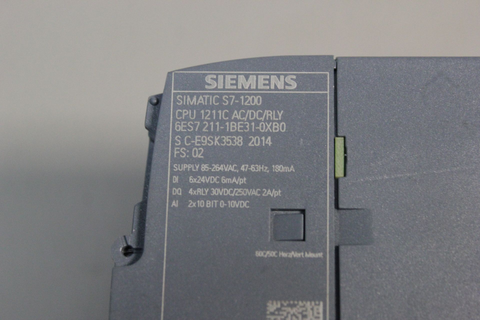 SIEMENS SIMATIC S7-1200 PLC CPU MODULE - Image 2 of 4