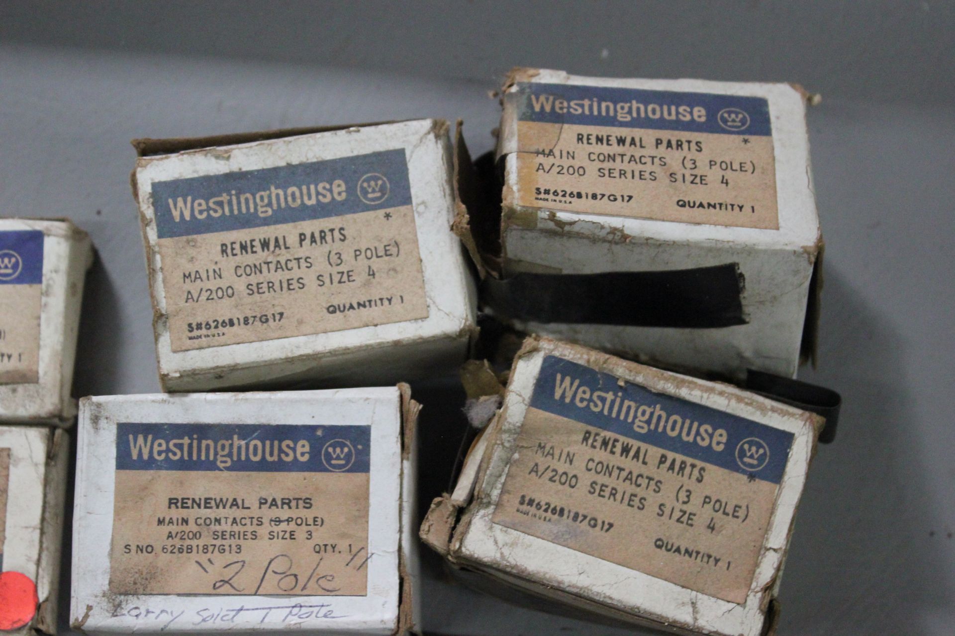 LOT OF NEW OLD STOCK WESTIGHOUSE MAIN CONTACTS - Image 2 of 6