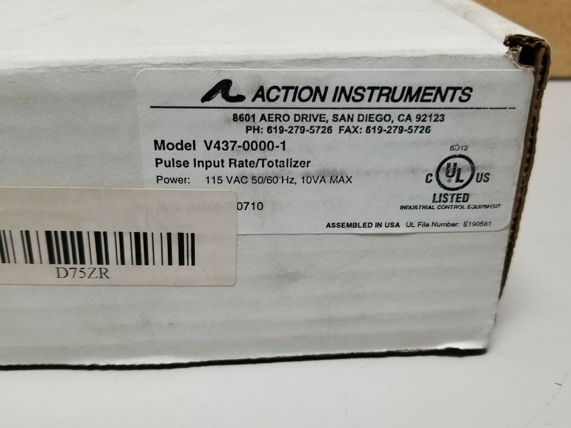 NEW ACTION INSTR VISIPAK RATE/TOTALIZER PANEL METER V437-0000- - Image 2 of 7